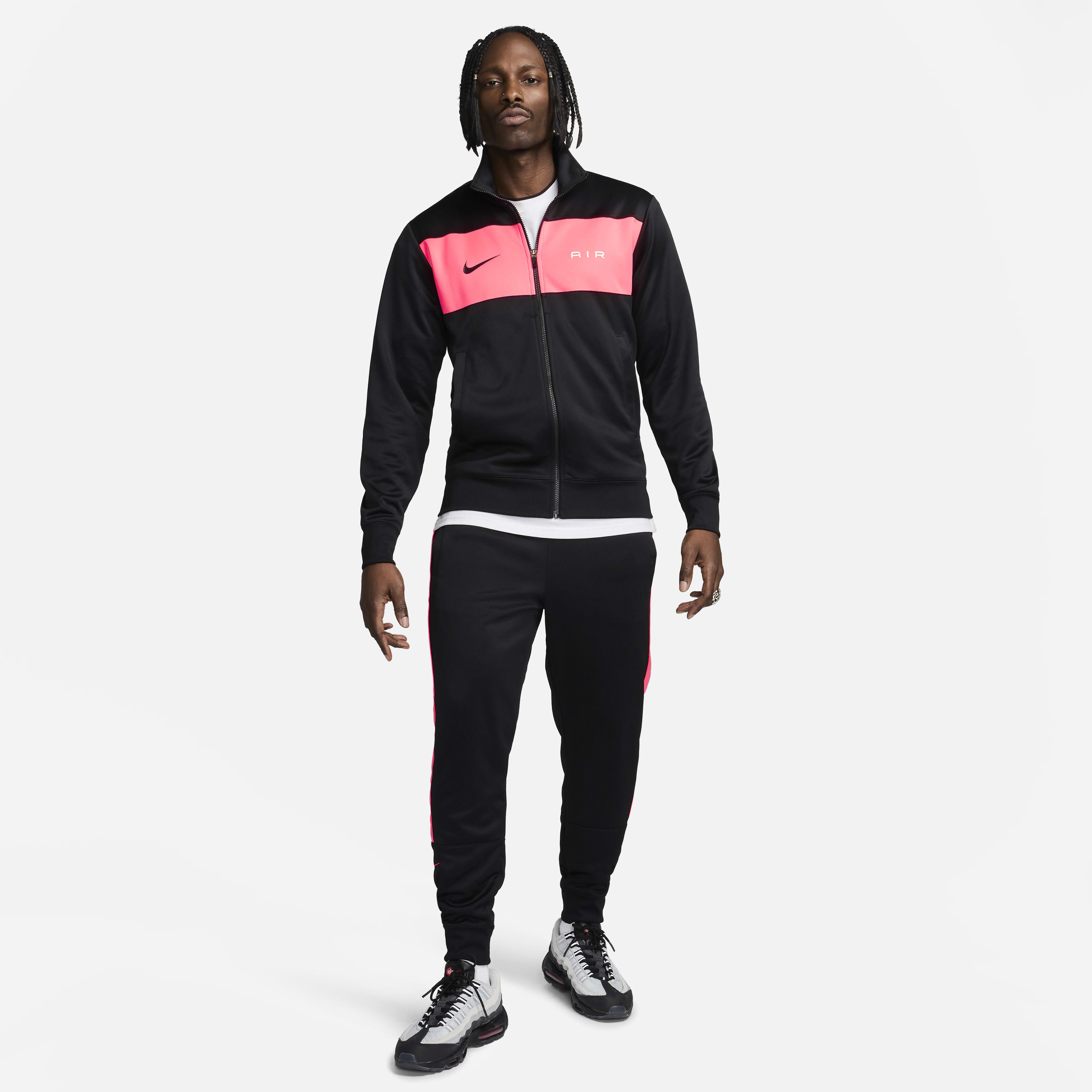 Buy Nike Air Men's Tracksuit Jacket - Black/Pink Foam | Nike