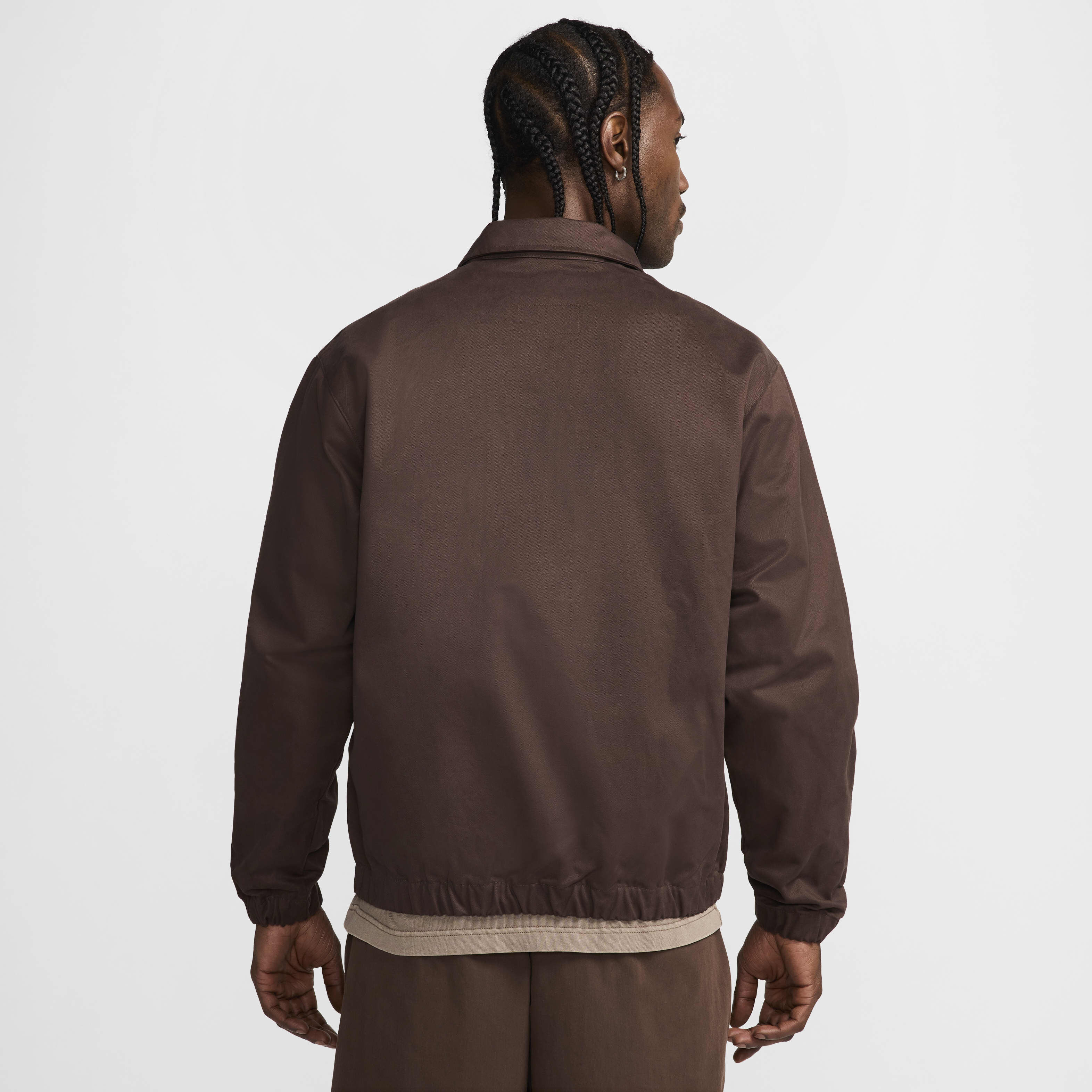 Buy Nike Life Men s Woven Harrington Jacket Baroque Brown Baroque Brown Nike Kuwait Official
