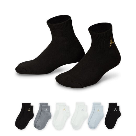 Socks-JRDN, Jordan Everyday Essentials, Older Kids' Ankle Socks (6 Pairs)