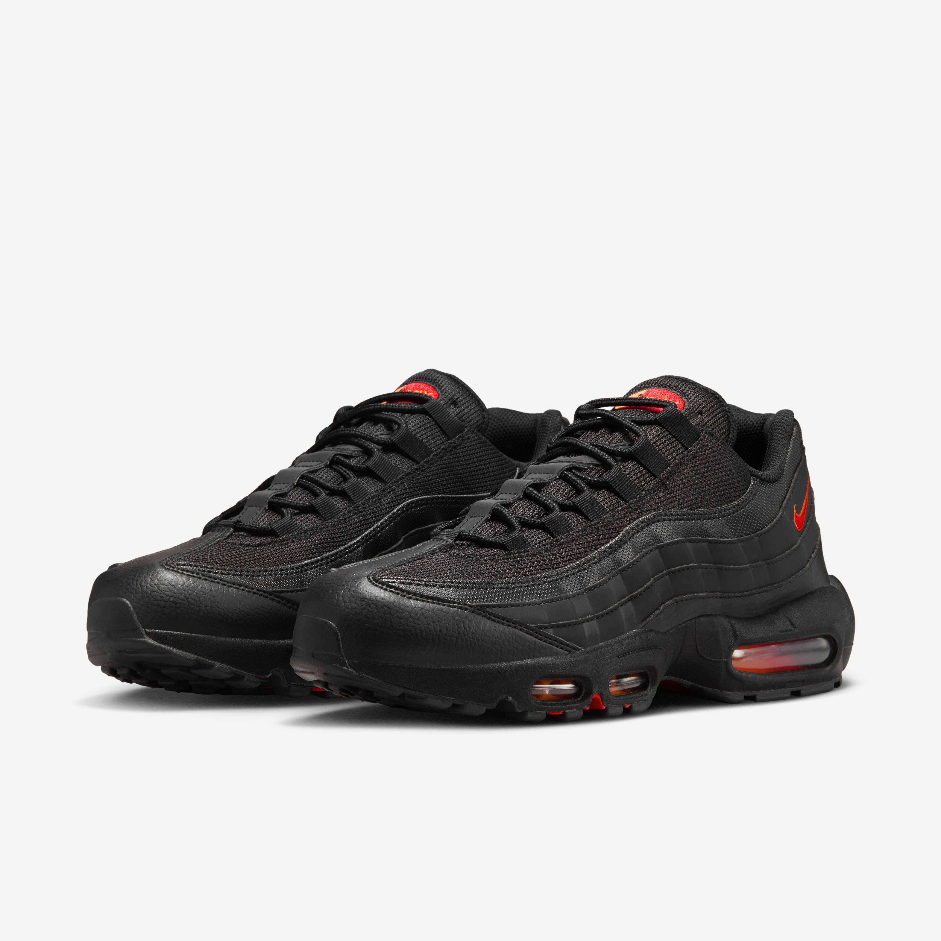 All white air max 95 with black nike check online