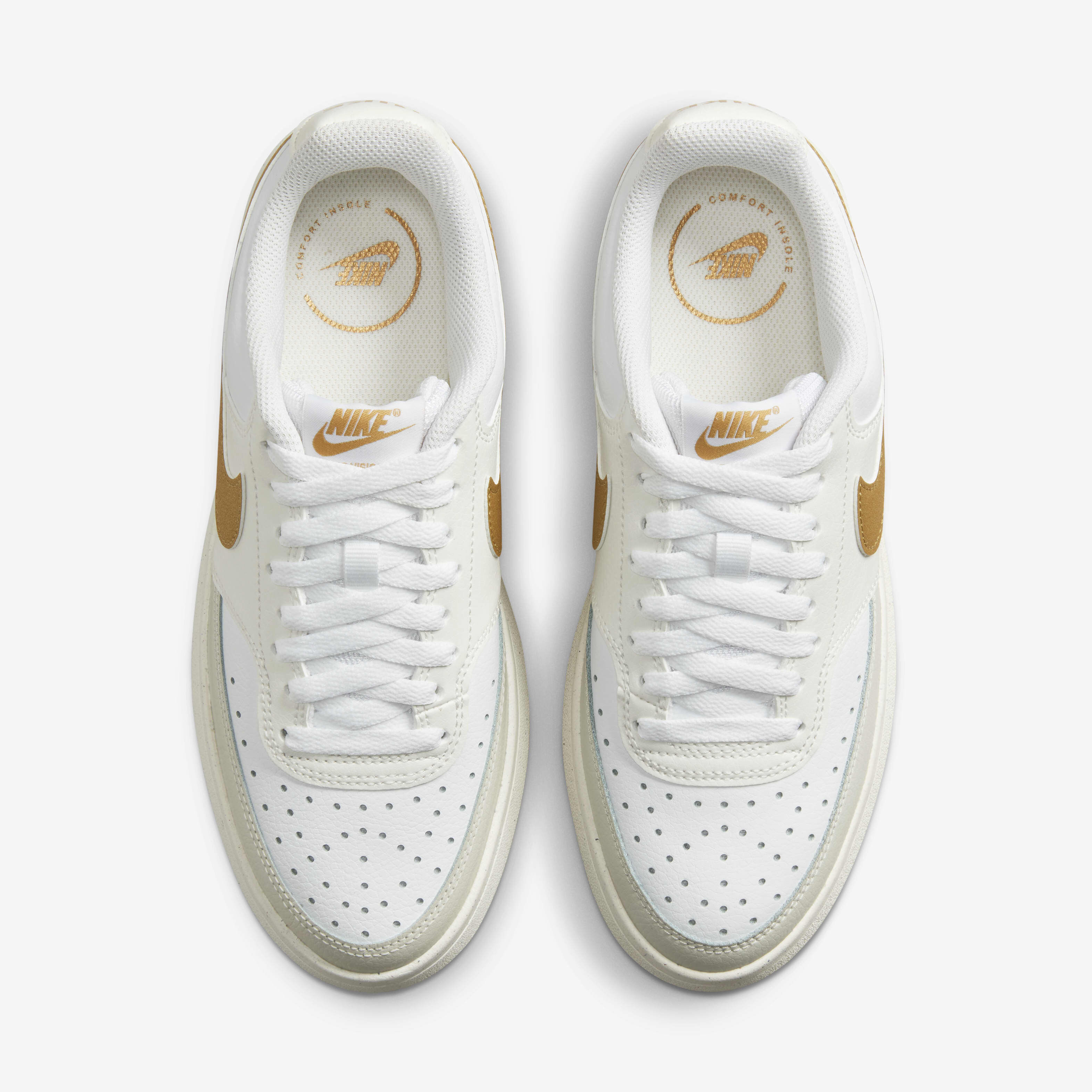 Buy Nike Court Vision Alta Women's Shoes - White/Light Bone