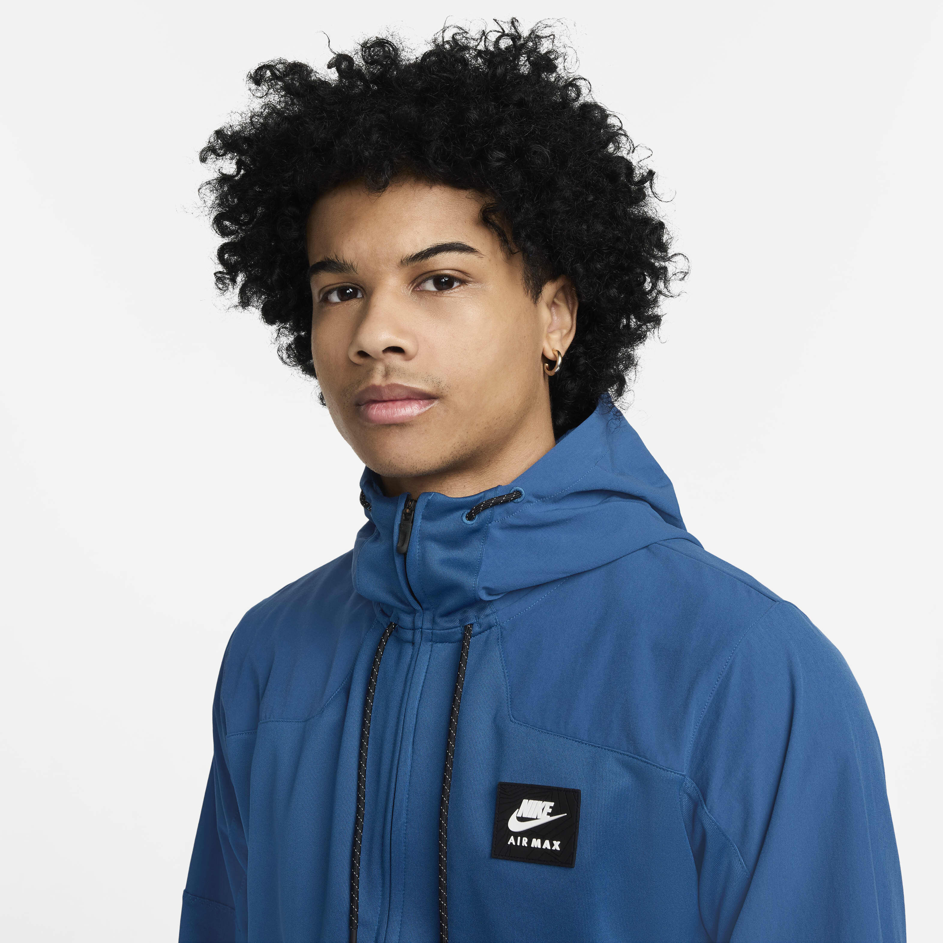 Nike air max hoodie blue outlet