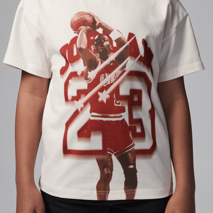 Buy Jordan Big Kids' 40th Anniversary T-Shirt - Sail | Nike Buy Jordan Big Kids' 40th Anniversary T-Shirt - Sail | Nike
