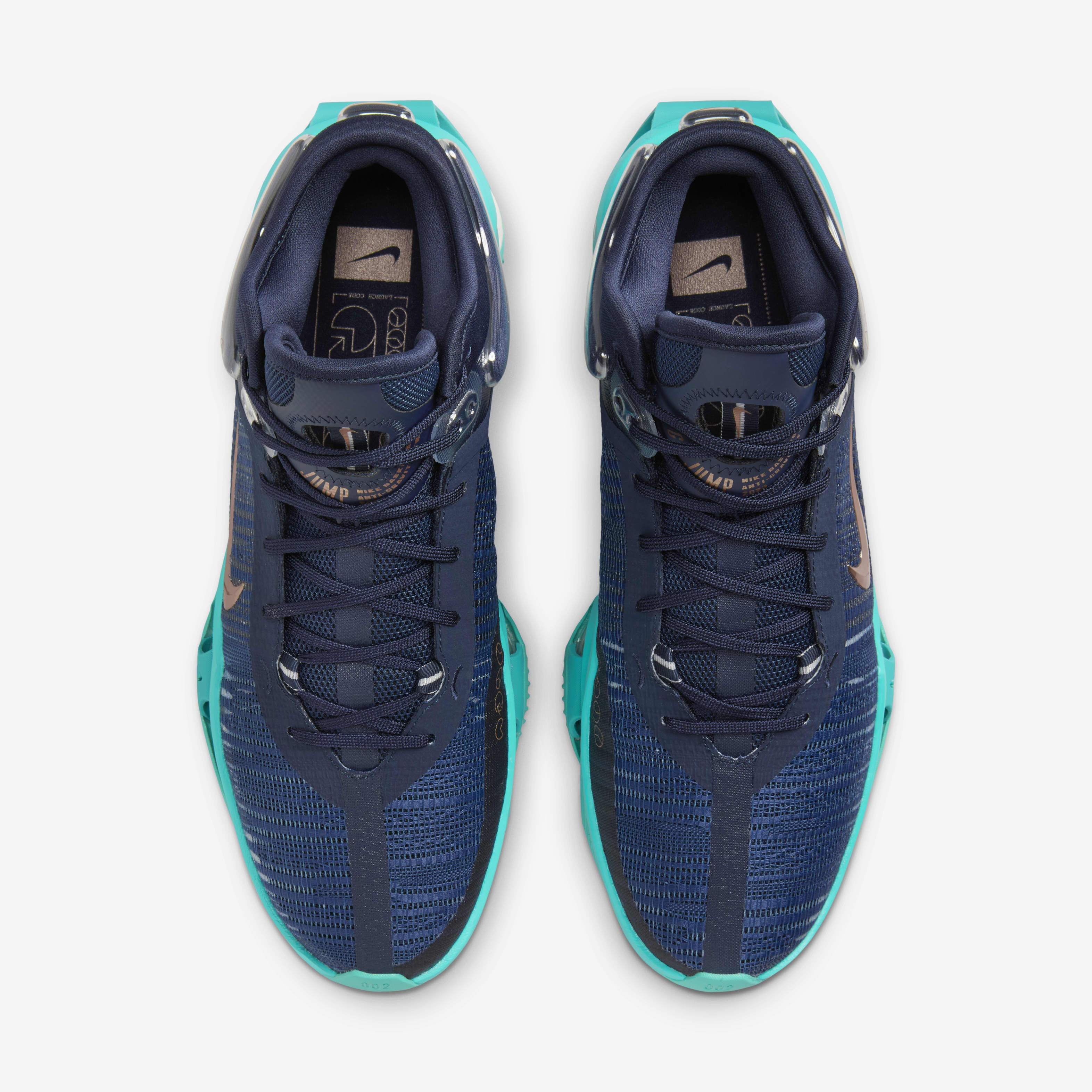 Nike GT Jump2 ネイビー/ターコイズ Buy Nike G.T. Jump 2 Men's Basketball Shoes - Obsidian/Dusty