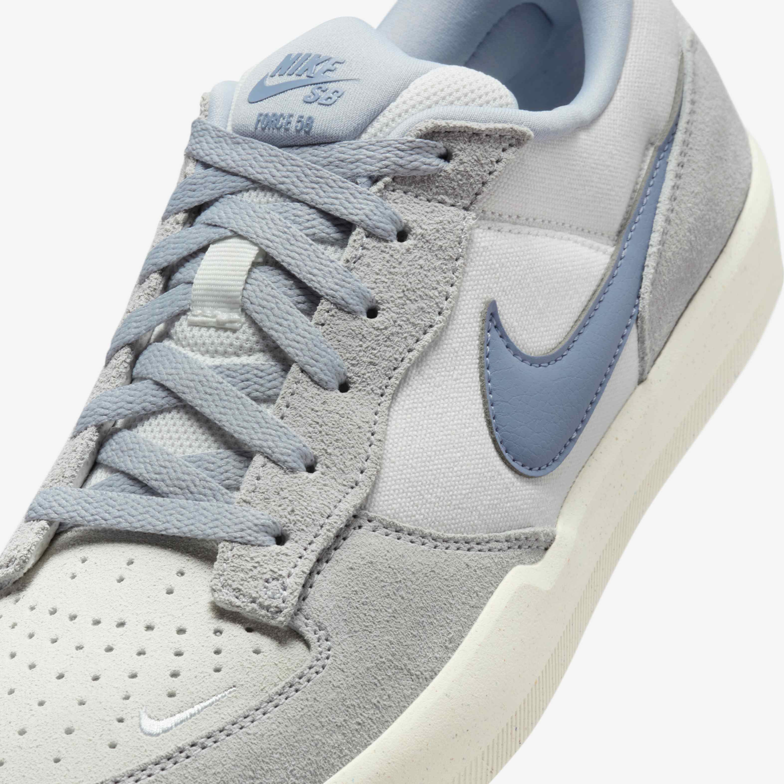Buy Nike SB Force 58 Skate Shoes - White/Sail/Wolf Grey