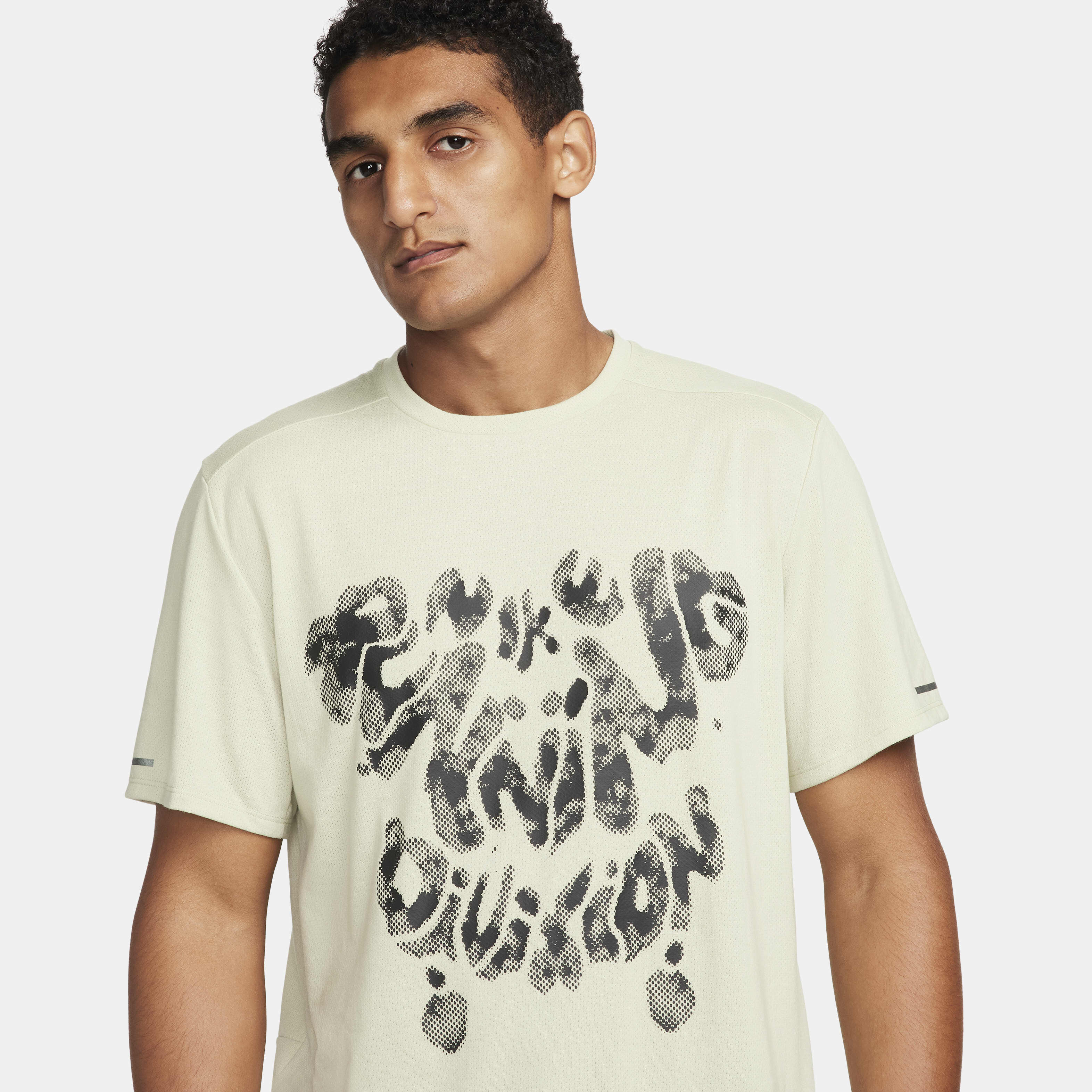 Buy Nike Rise 365 Running Division Men s Dri FIT Short Sleeve Running Top Olive Aura Black Nike Kuwait Official