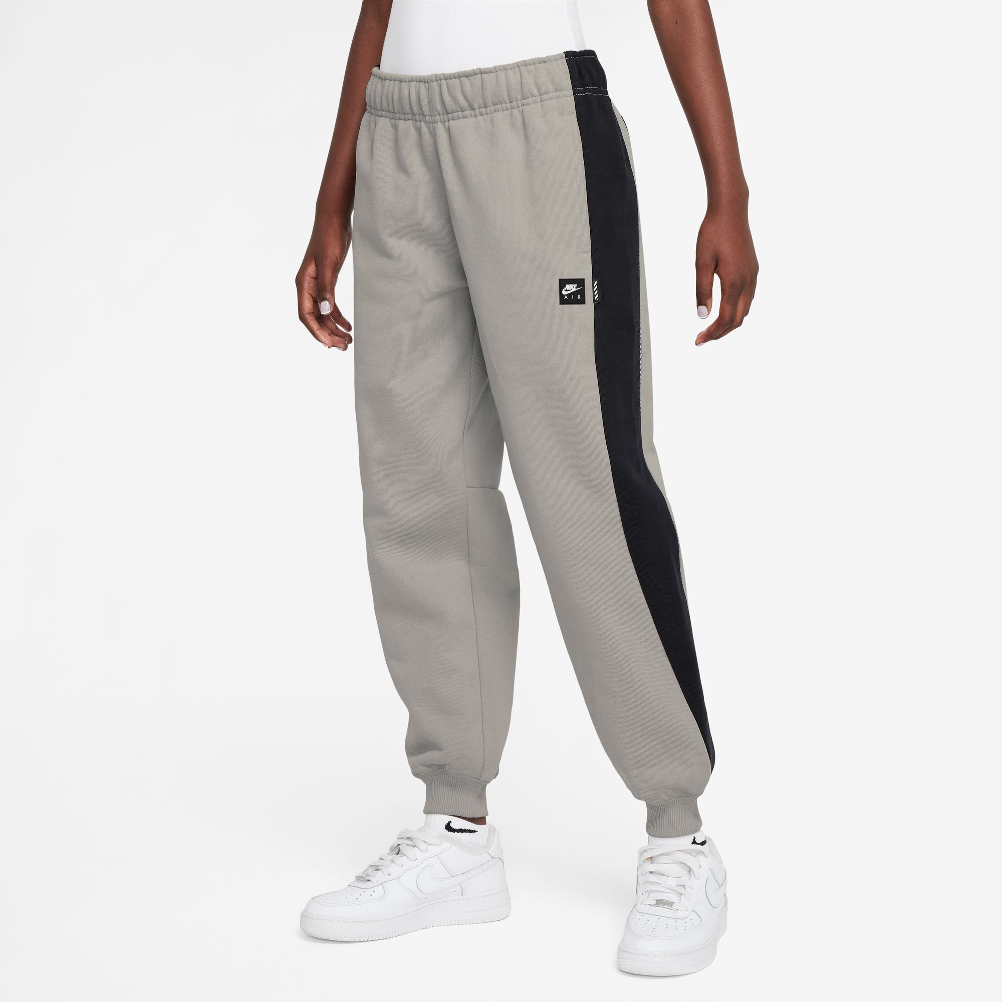 Buy Nike Air Older Kids Fleece Joggers College Grey Black Black Nike Kuwait Official