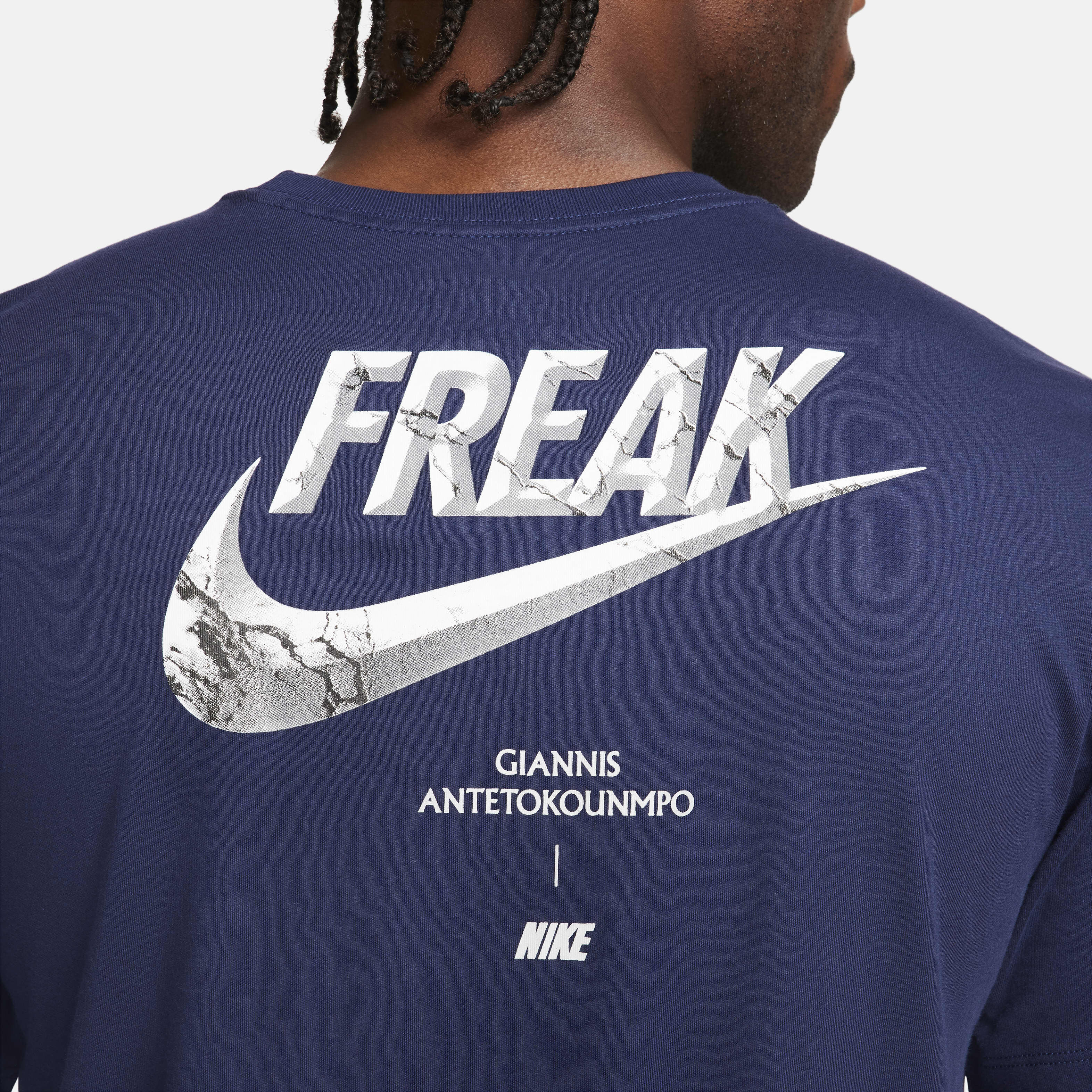 Nike freak shirt blue top