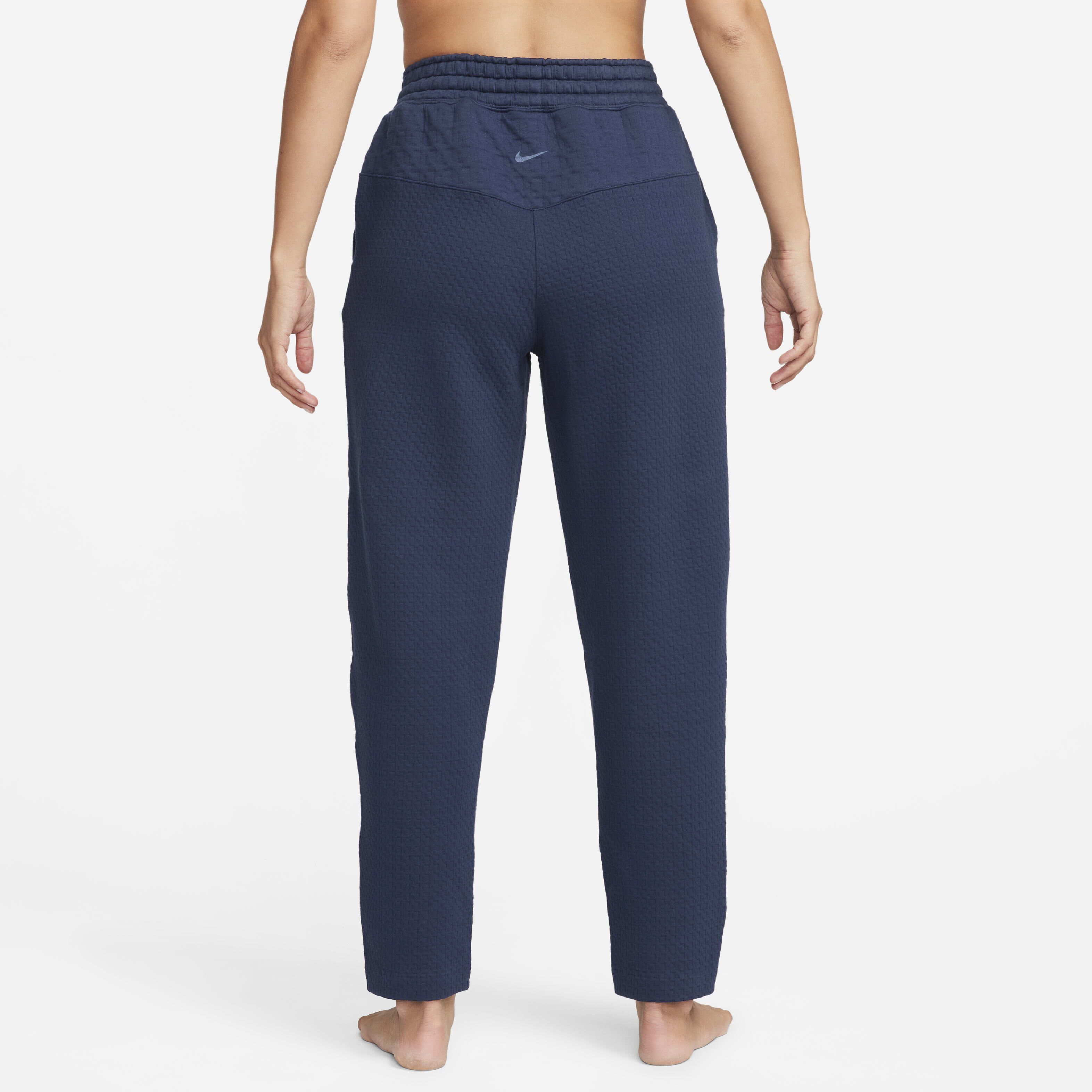 Buy Nike Yoga Therma FIT Women s Oversized High Waisted Trousers Midnight Navy White Nike Kuwait Official