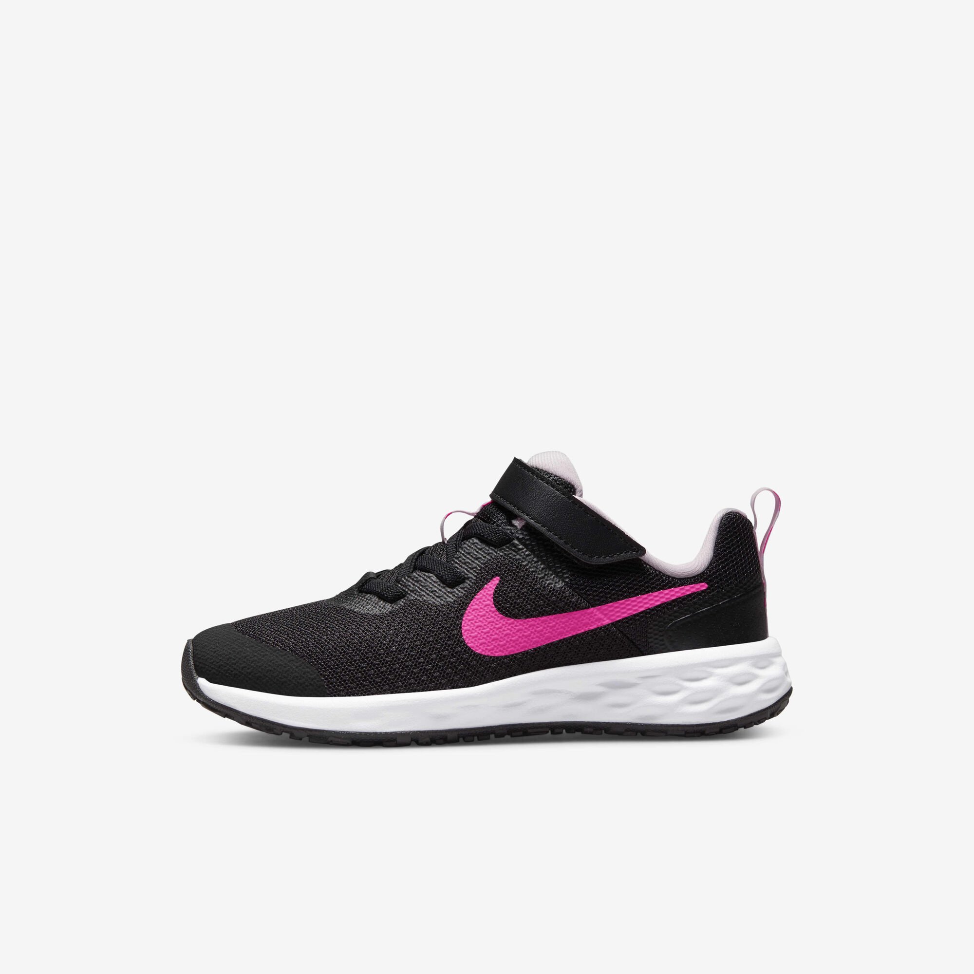 Buy Nike Revolution Younger Kids' Shoes Black/Pink Foam/Hyper