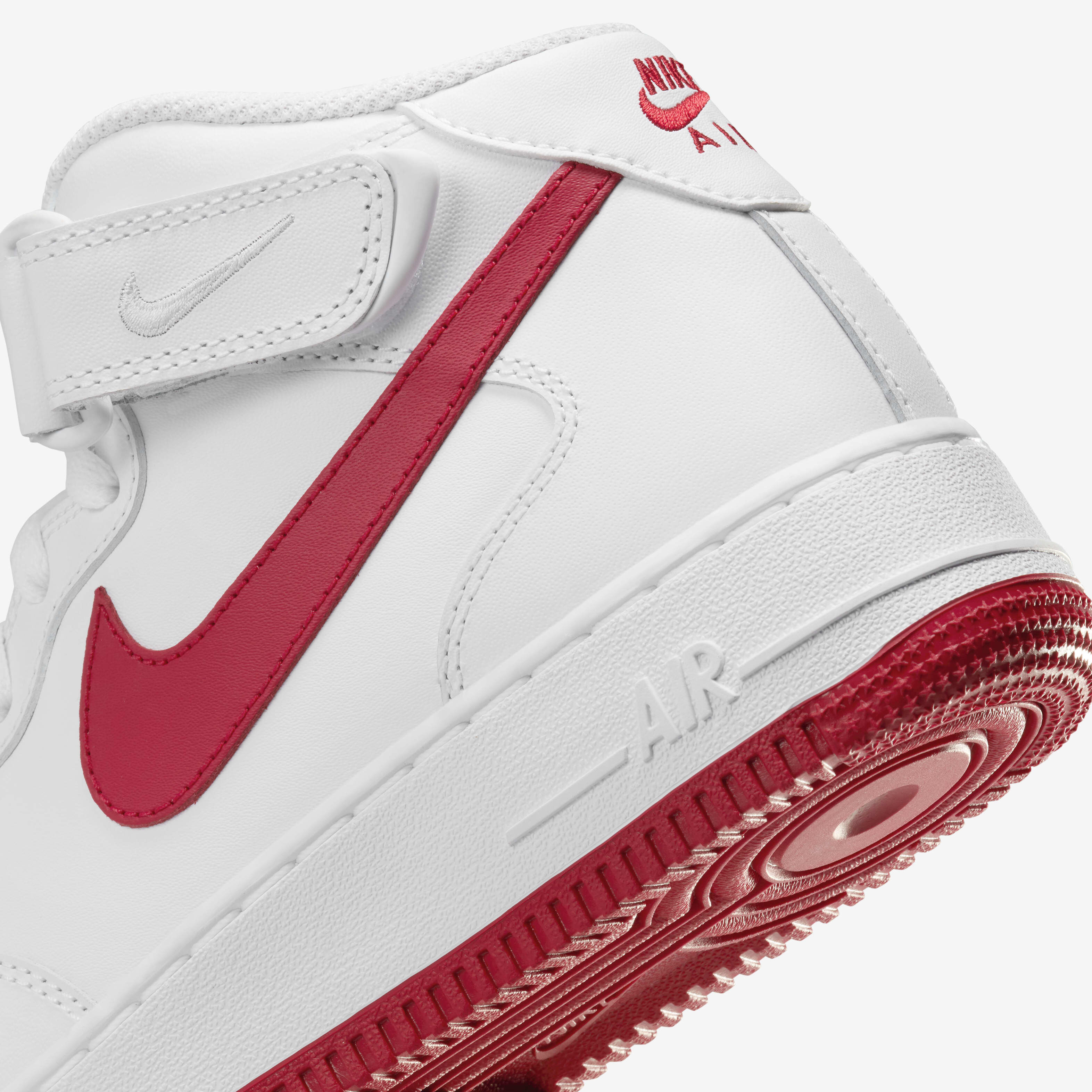 Nike air force 1 7 3 white red discount