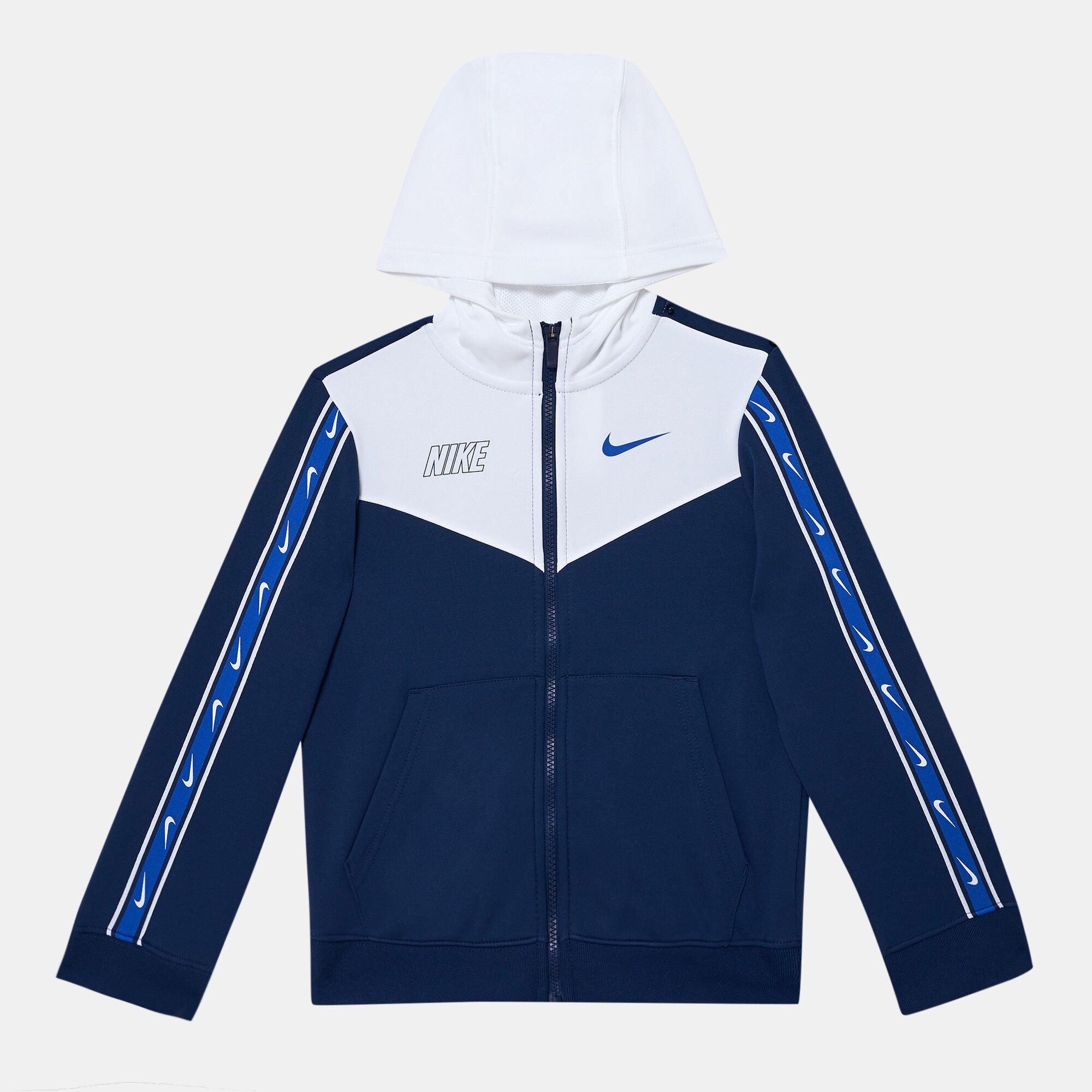 Zip Hoodie Nike Sweat A Capuche Tape Poly Nike Club Fleece Pull