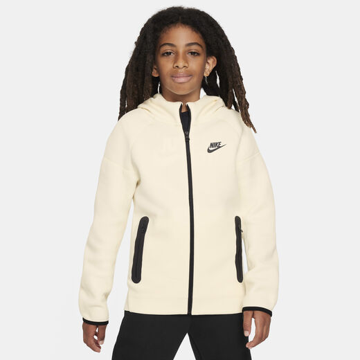 Hoodies & Sweatshirts-Nike, Nike Sportswear Tech Fleece, Older Kids' (Boys') Full-Zip Hoodie