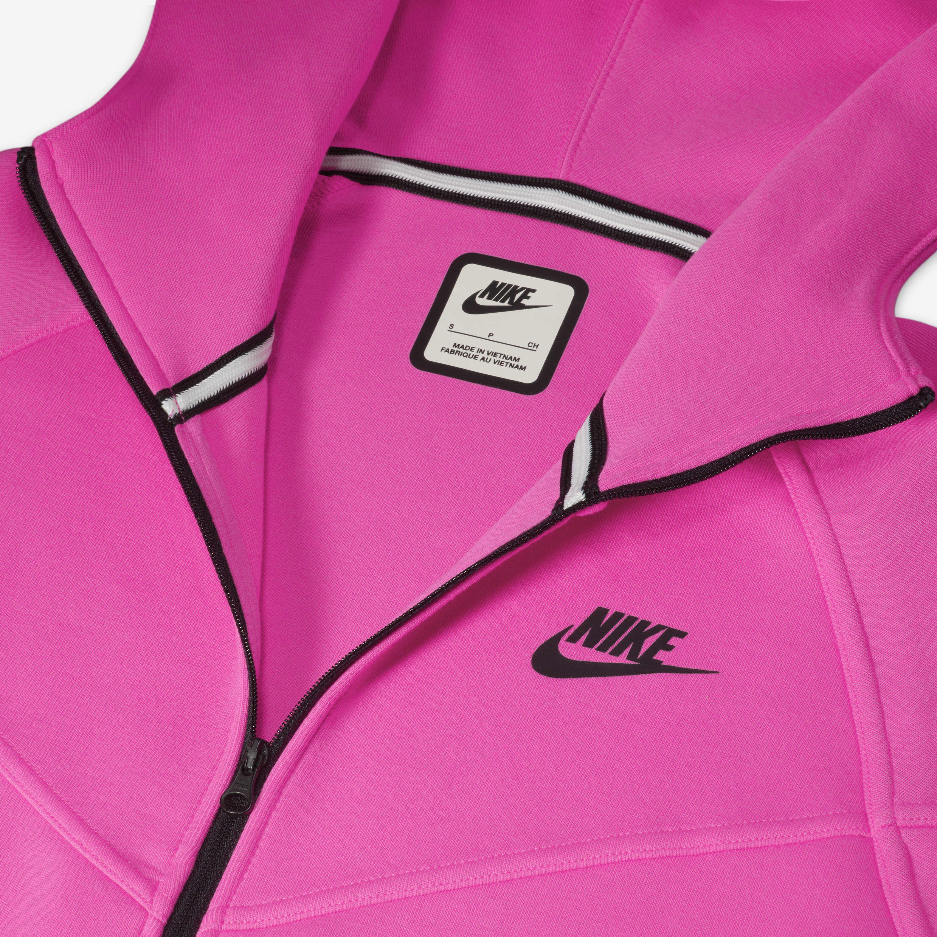Nike tech fleece hoodie pink sales