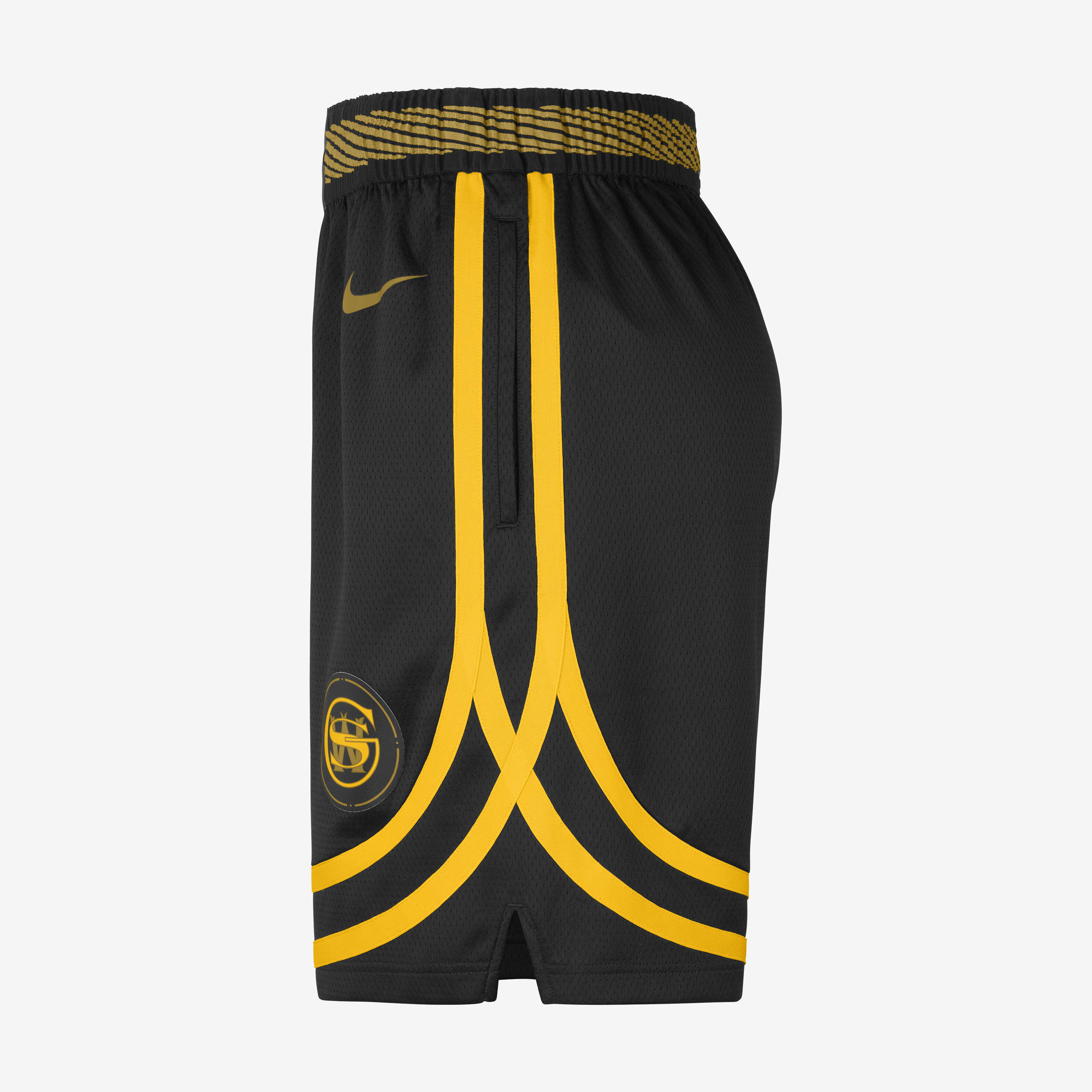 Buy Golden State Warriors 2023 24 City Edition Men s Nike Dri FIT NBA Swingman Shorts Nike Kuwait Official
