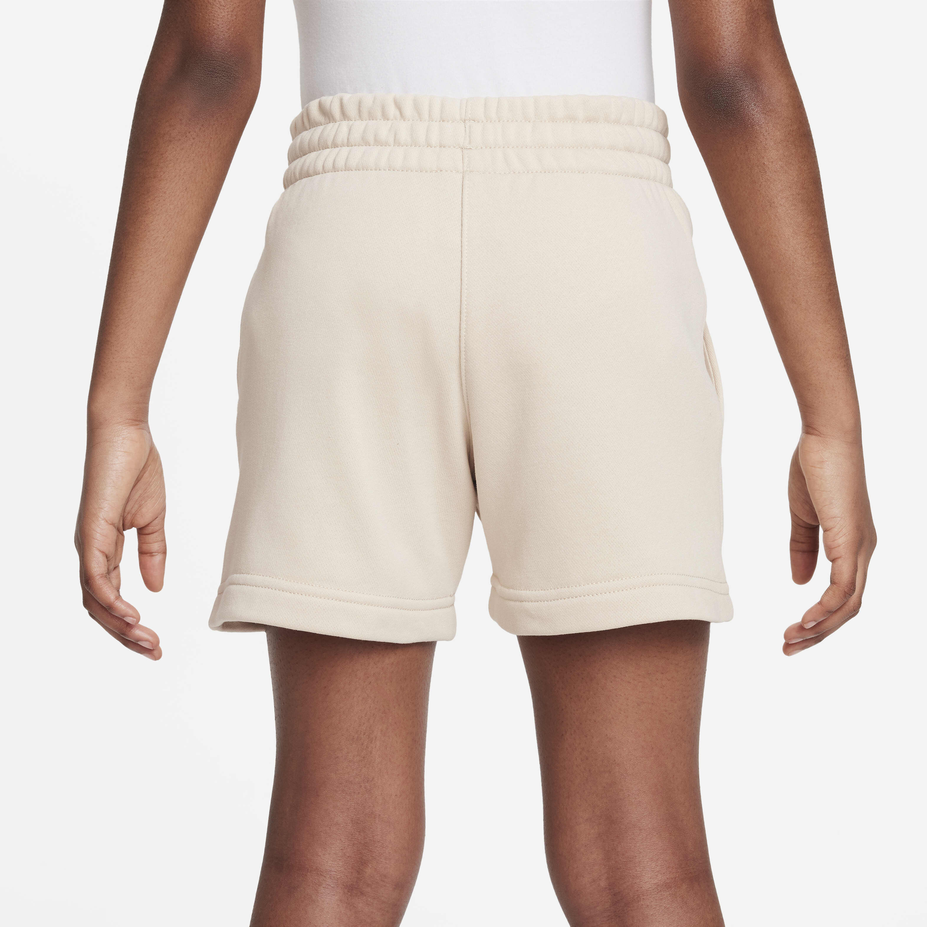 Girls nike sweat shorts discount