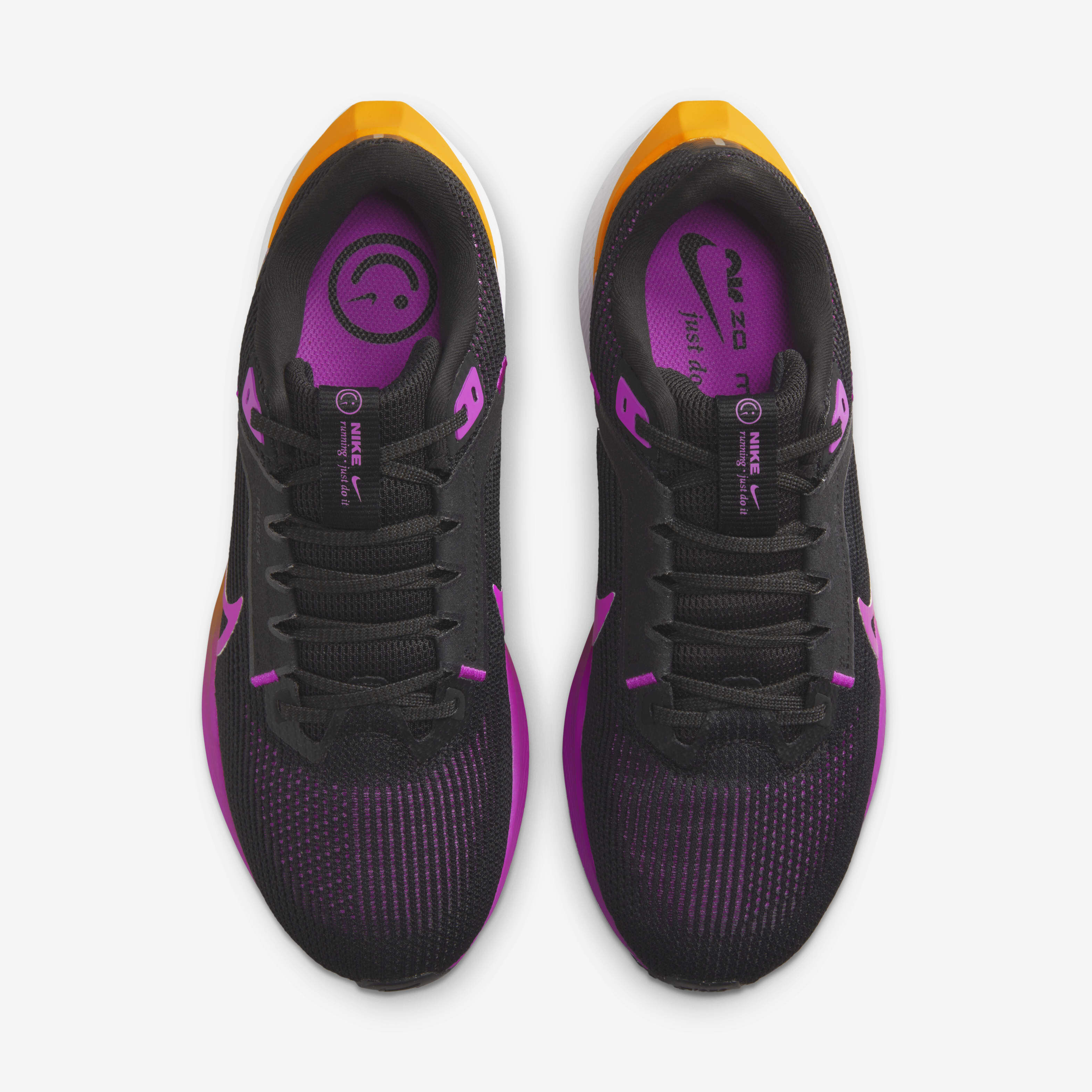 Buy Nike Pegasus 40 Women s Road Running Shoes Black Dark Smoke Grey Baltic Blue Speed Yellow Nike Kuwait Official