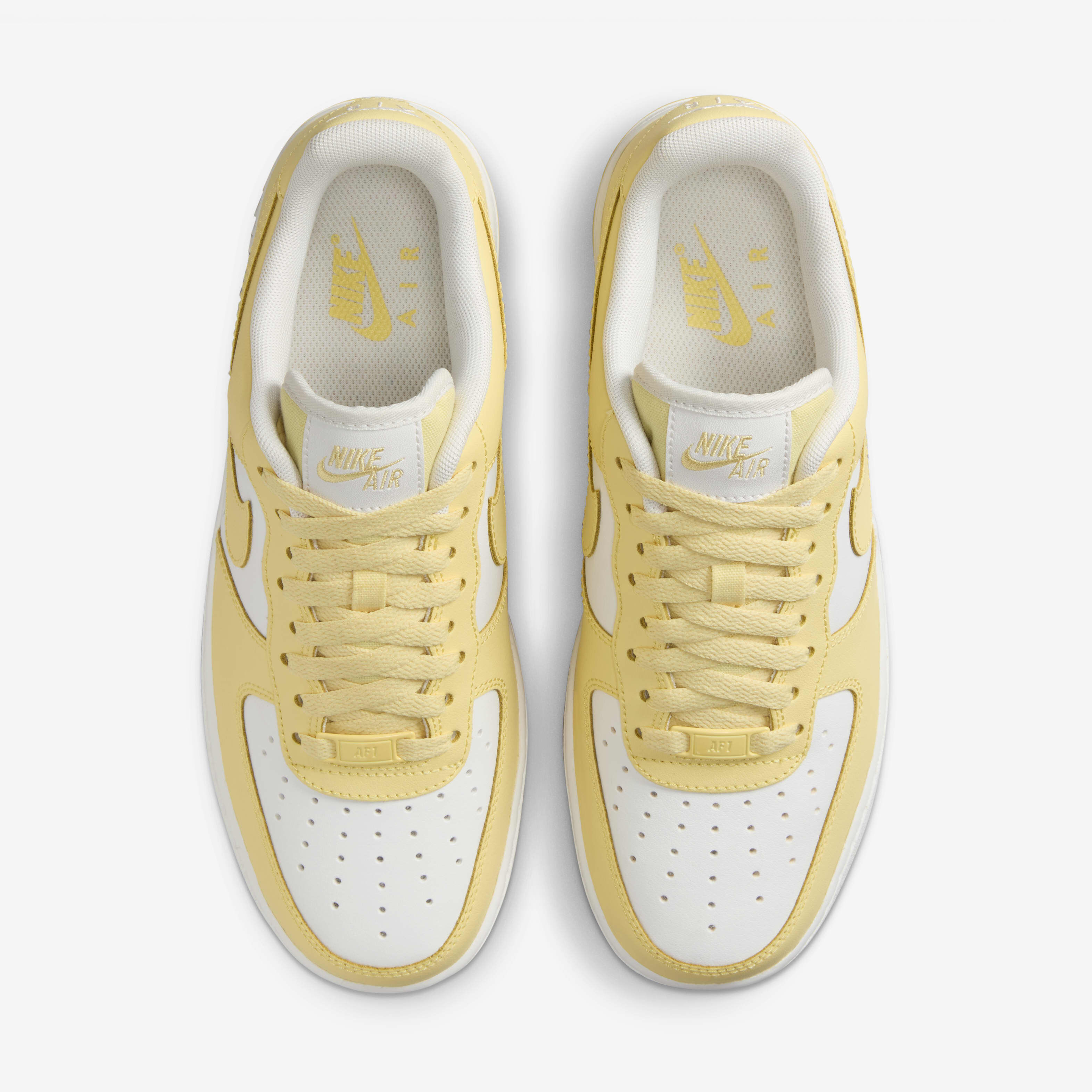 pastel yellow nike air force 1