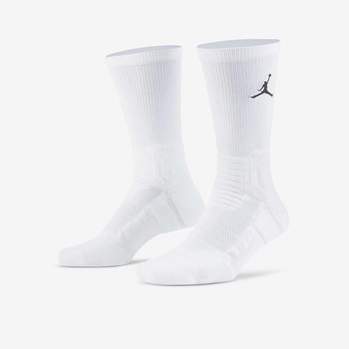 Buy Jordan Flight Crew Basketball Socks White/Black Nike