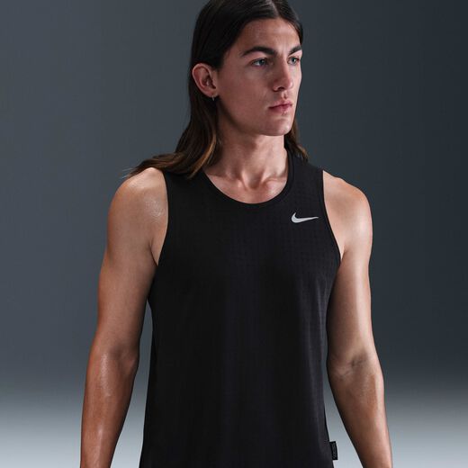 Men's Sleeveless Tank Tops-Nike, Nike Miler Breathe, Men's Dri-FIT Running Tank Top