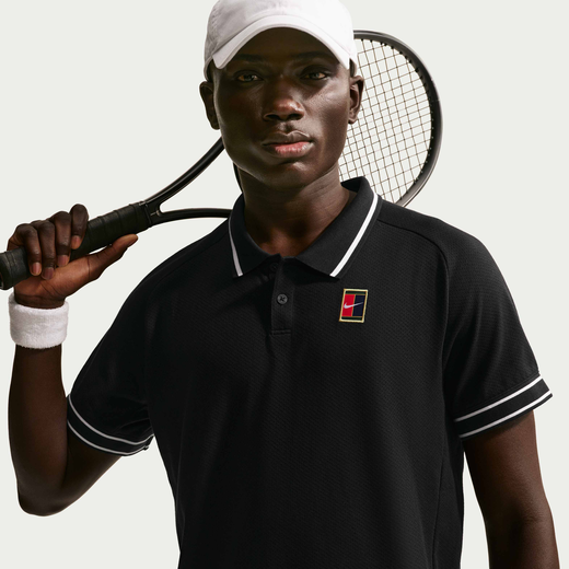 Tennis Tops & T-Shirts-Nike, NikeCourt Heritage, Men's Tennis Polo
