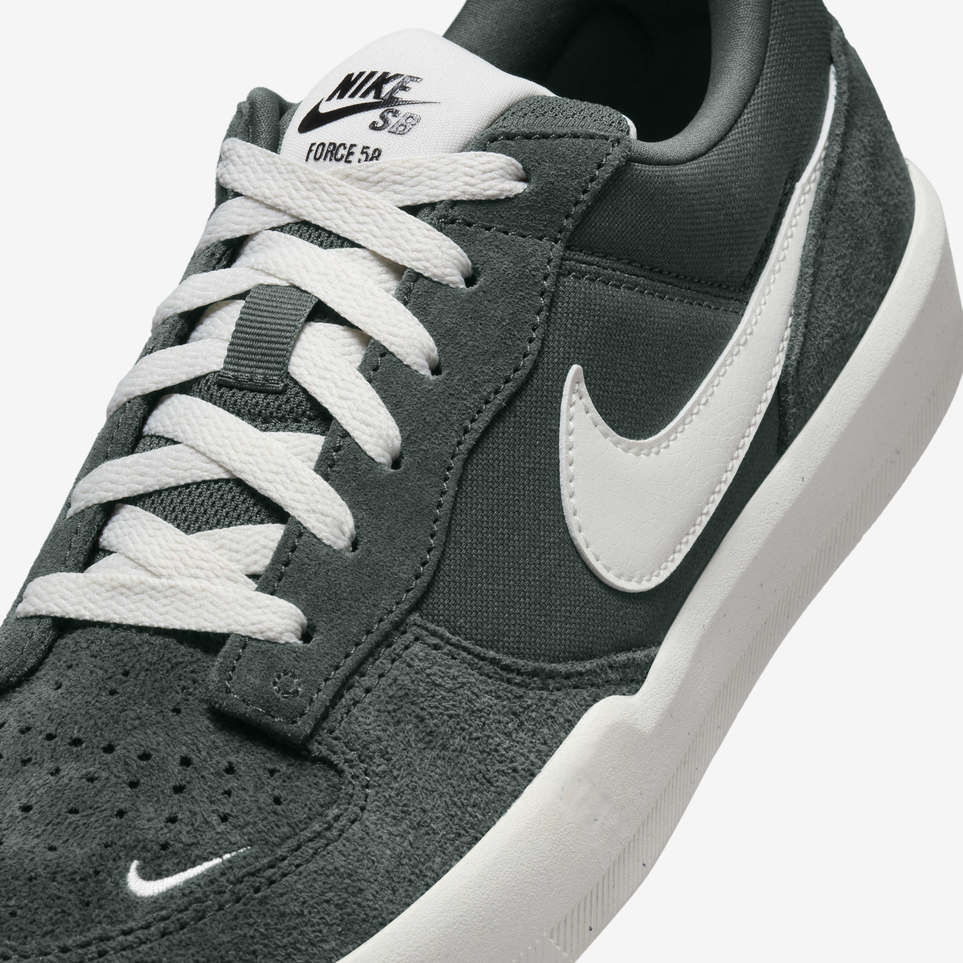 Nike men's sb zoom delta force skate shoes - black/white clearance