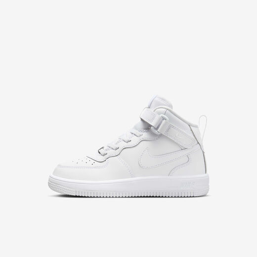 Kids' Basketball Shoes-Nike, Nike Force 1 Mid EasyOn, Younger Kids' Shoes