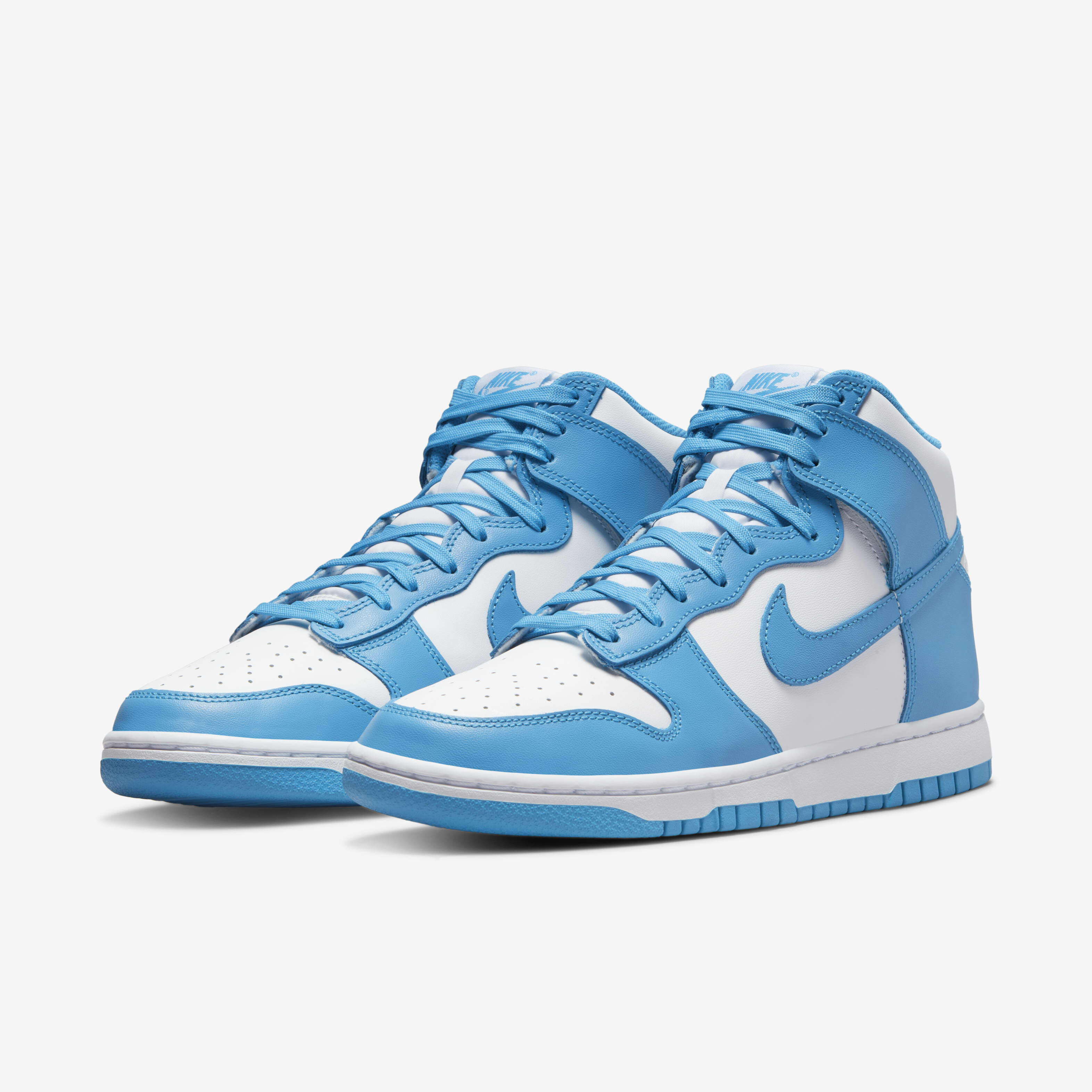 シューズ(男性用) NIKE DUNK HI RETRO LASER BLUE/WHITE Nike Dunk High Retro Laser Blue Men's - DD1399-400 - US