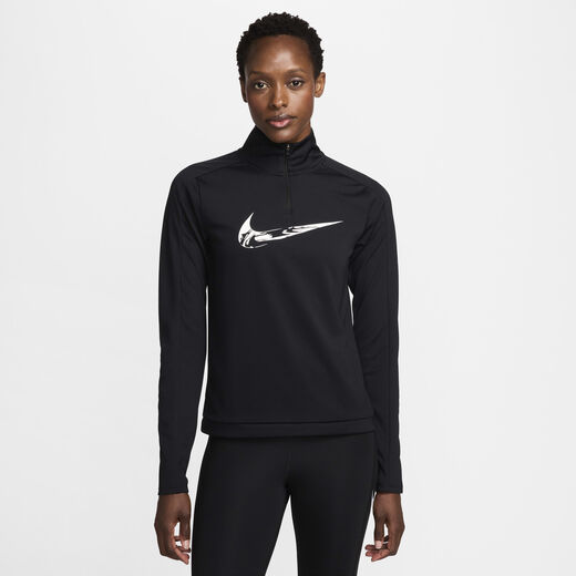 Clothing-Nike, Nike Swoosh, Women's Dri-FIT 1/4-Zip Running Mid Layer