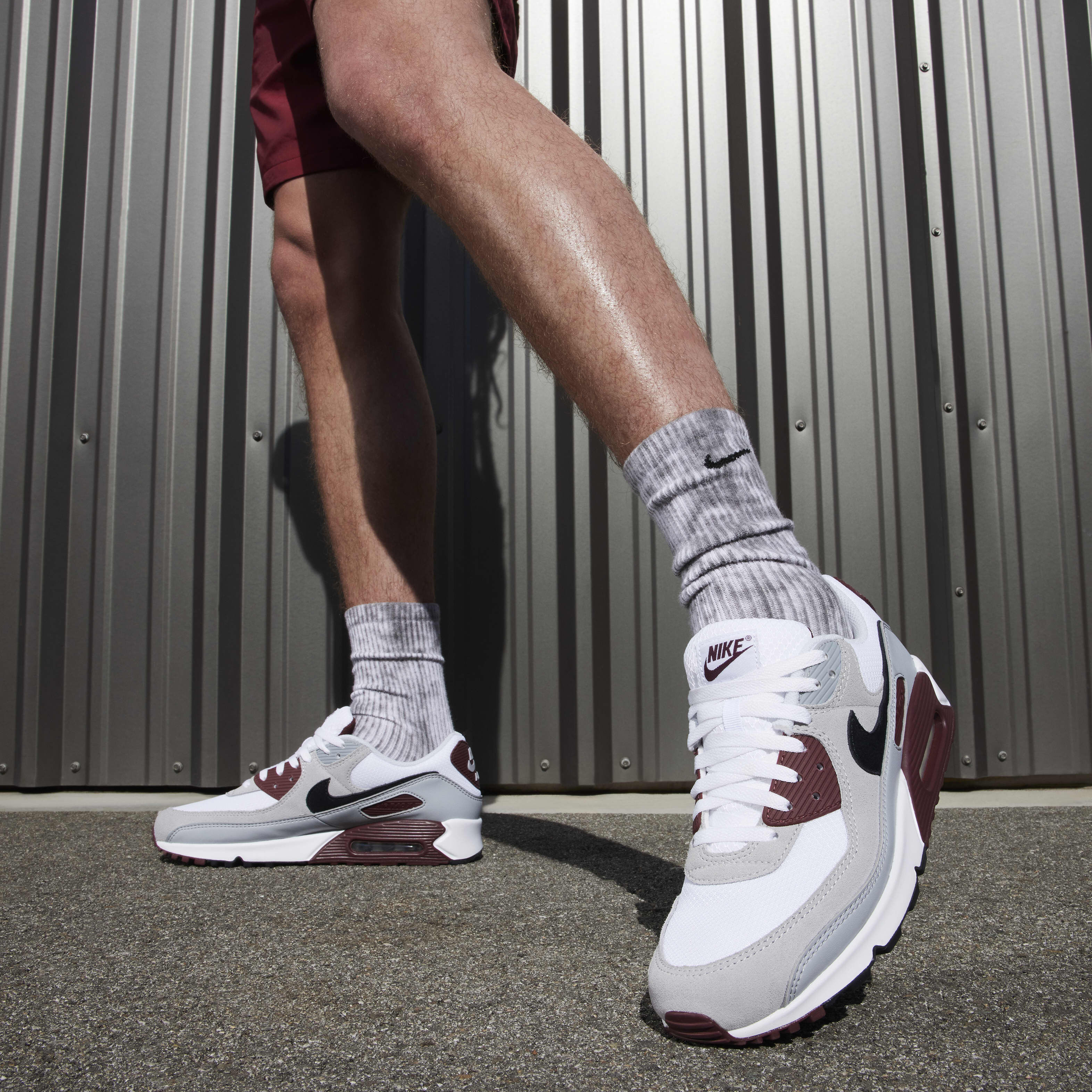 Buy Nike Air Max 90 Men's Shoes - White/Dark Team Red/Pure Buy Nike Air Max 90 Men's Shoes - White/Dark Team Red/Pure