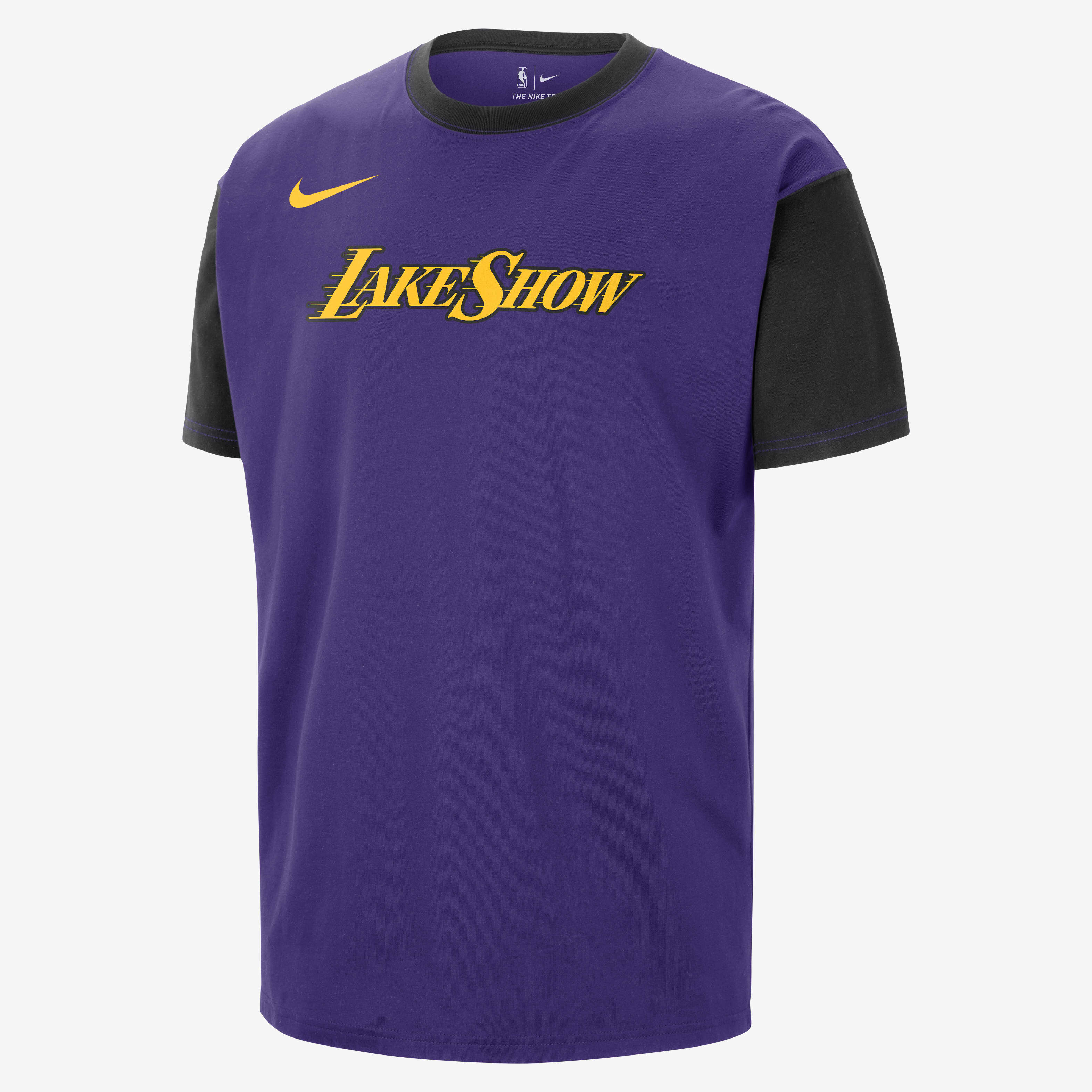 Buy Los Angeles Lakers Courtside City Edition Men s Nike NBA T Shirt Field Purple Nike Kuwait Official