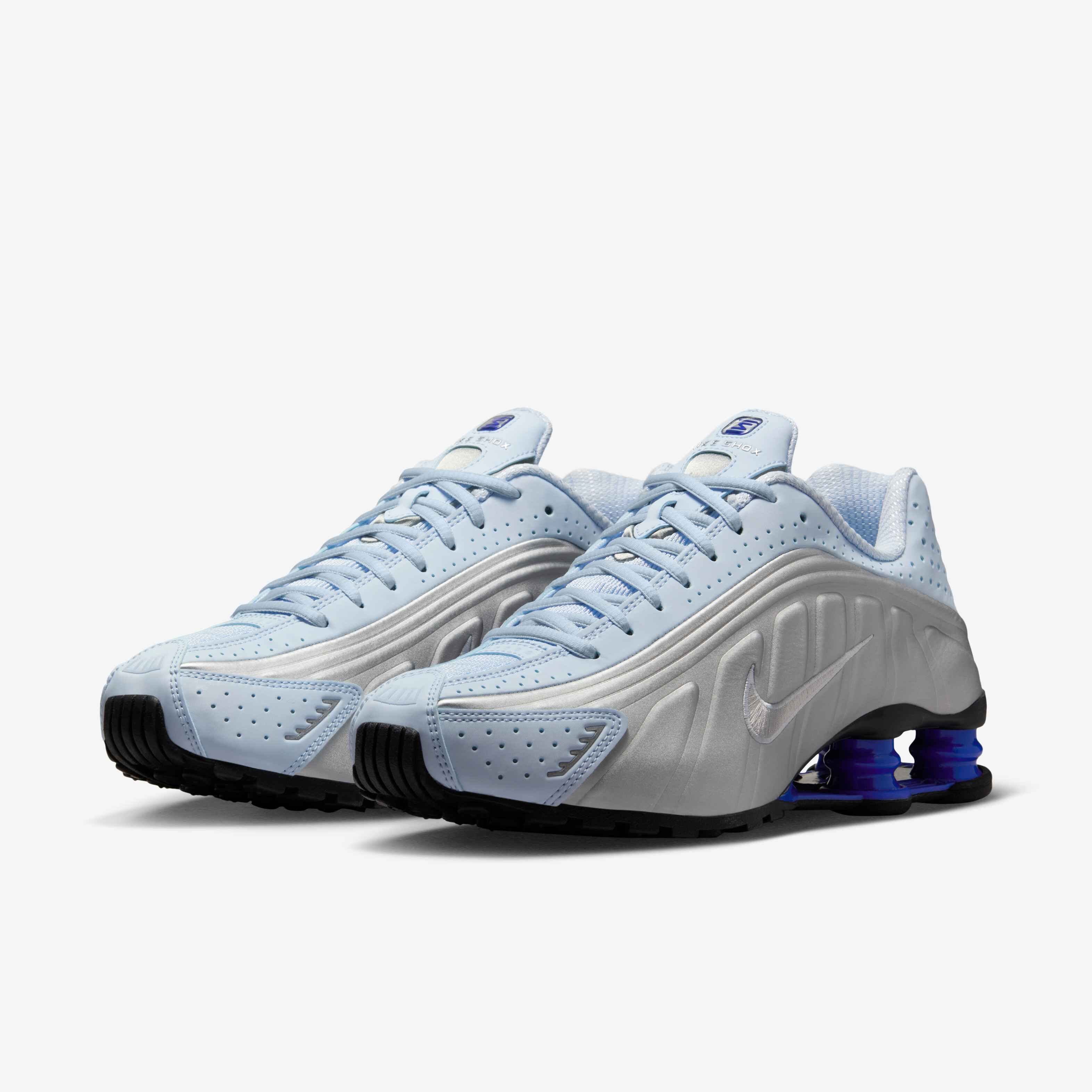 Buy Nike Shox R4 Women's Shoes - Blue Tint/Racer Blue/Metallic
