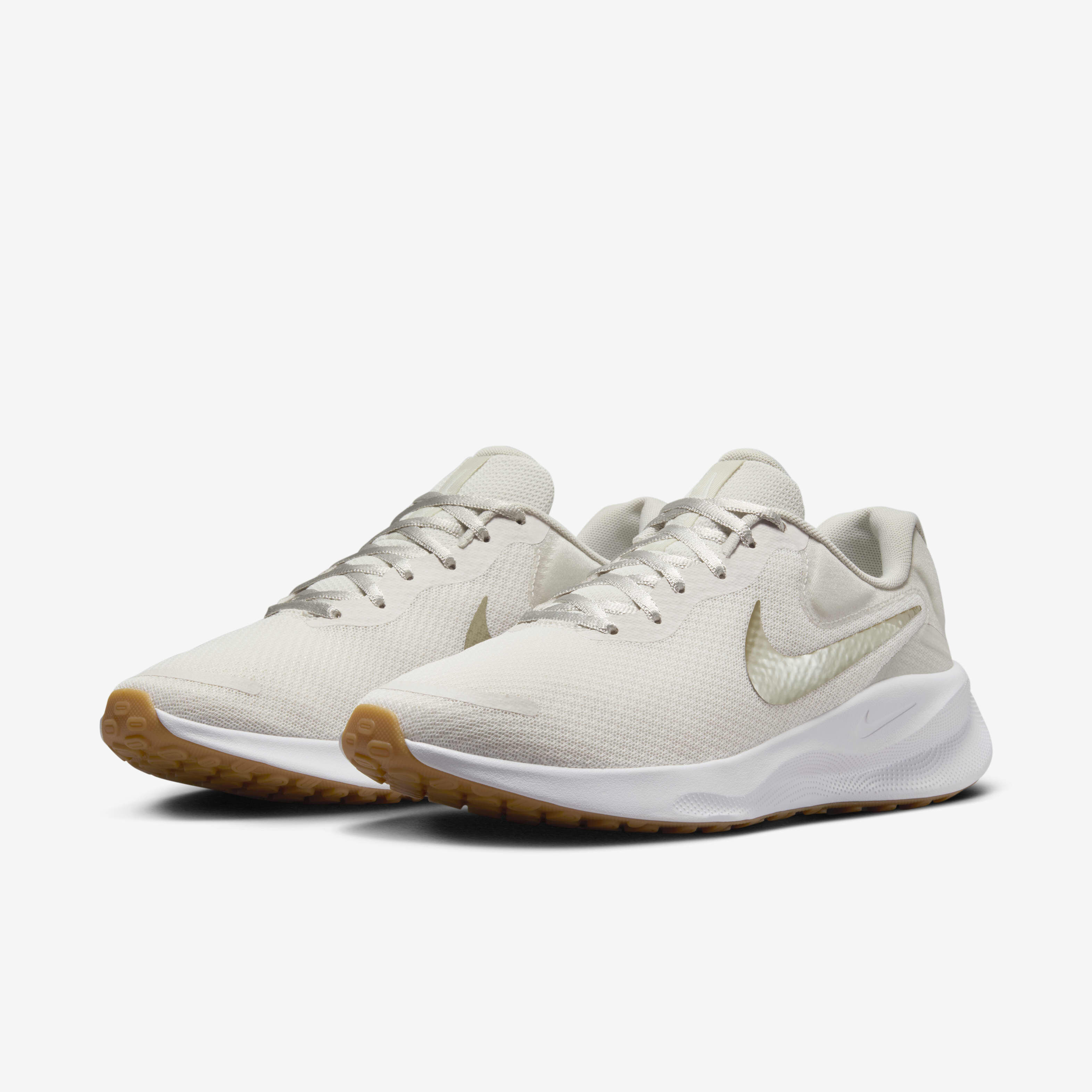 Buy Nike Revolution 7 Women s Road Running Shoes Phantom Light Bone White Neutral Olive Nike Kuwait Official