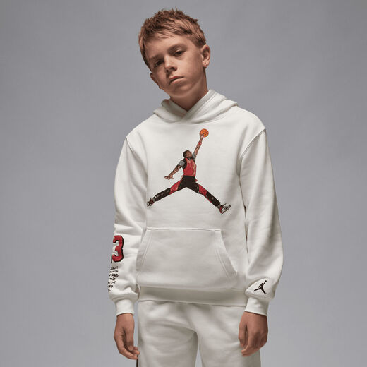 Hoodies & Sweatshirts-Nike, Jordan, Older Kids' Sketch Pullover Hoodie