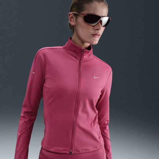 Women's Long Sleeves Shirts-Nike, Nike Swift, Women's Dri-FIT Full-Zip Mid-Layer Running Top