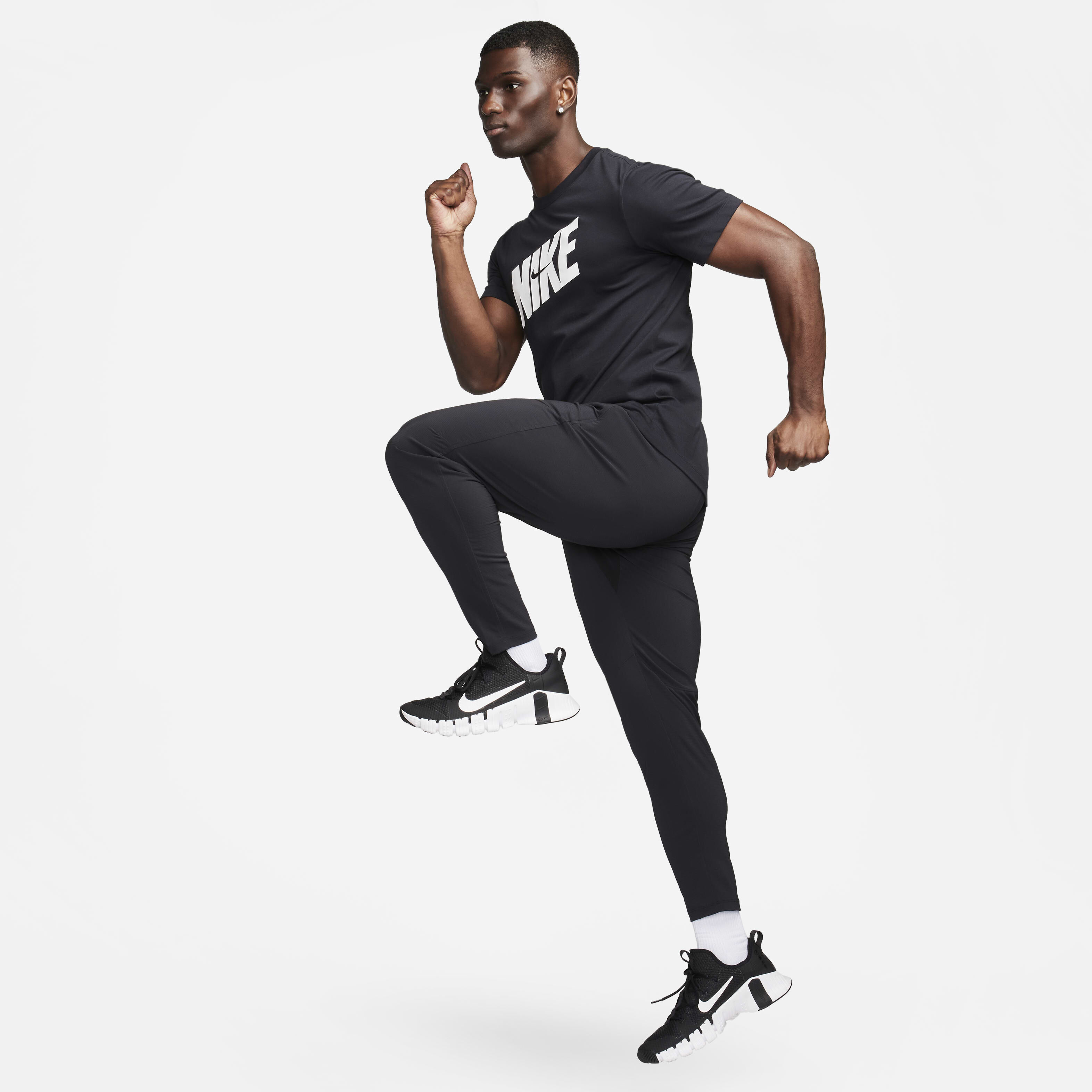 Buy Nike Flex Rep Men s Dri FIT Fitness Trousers Black Black Black Nike Kuwait Official