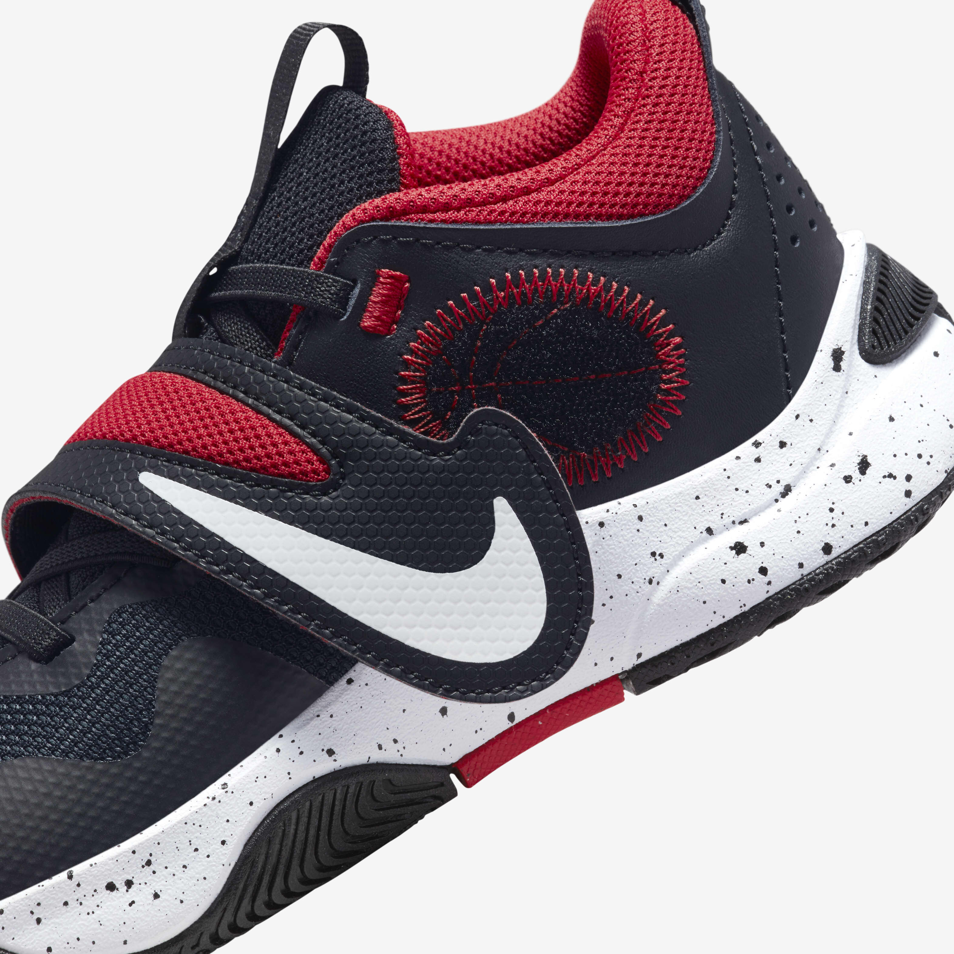 Buy Nike Team Hustle D 11 Younger Kids Shoes Black White University Red Nike Kuwait Official