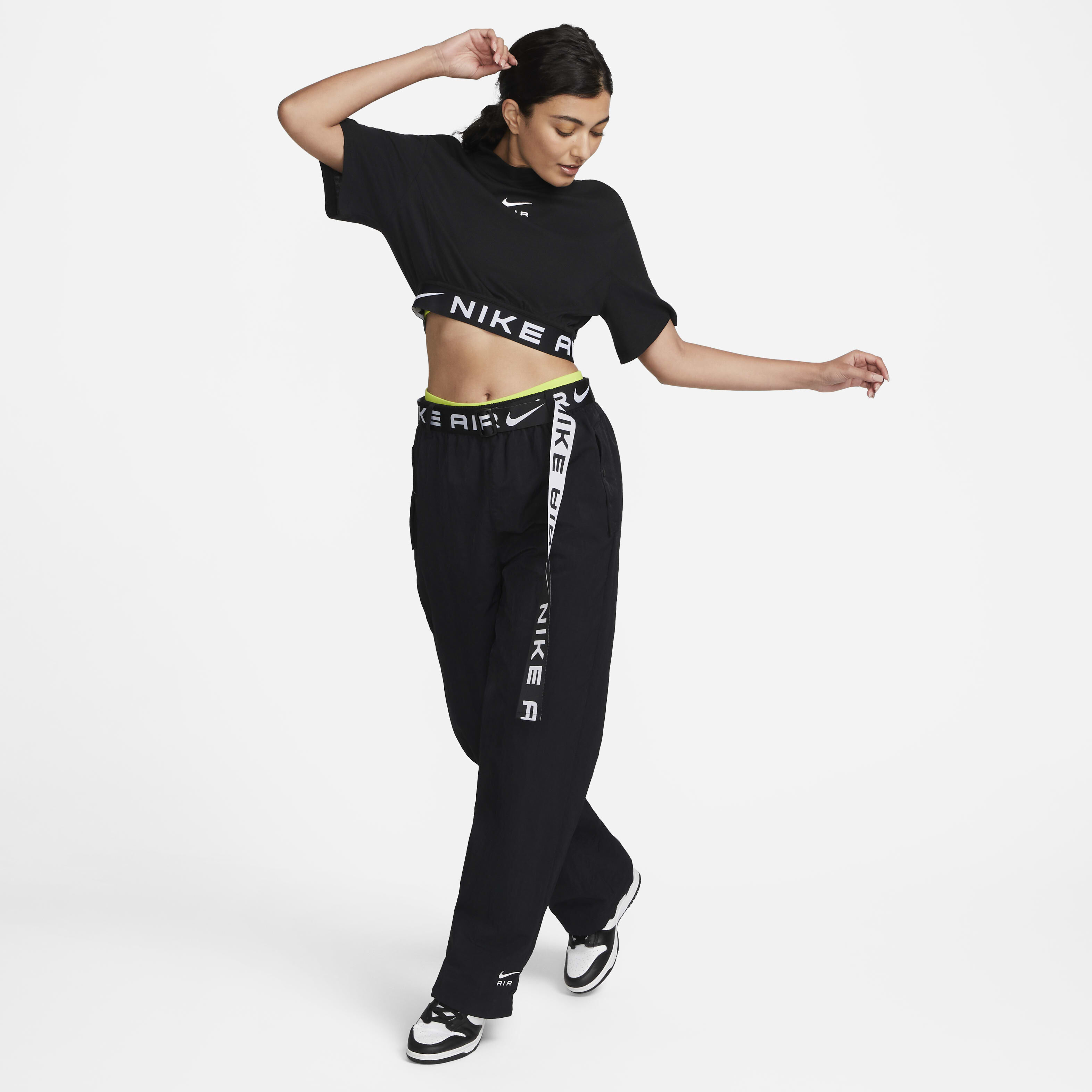 Buy Nike Air Women s Short Sleeve Cropped Top Nike Kuwait Official