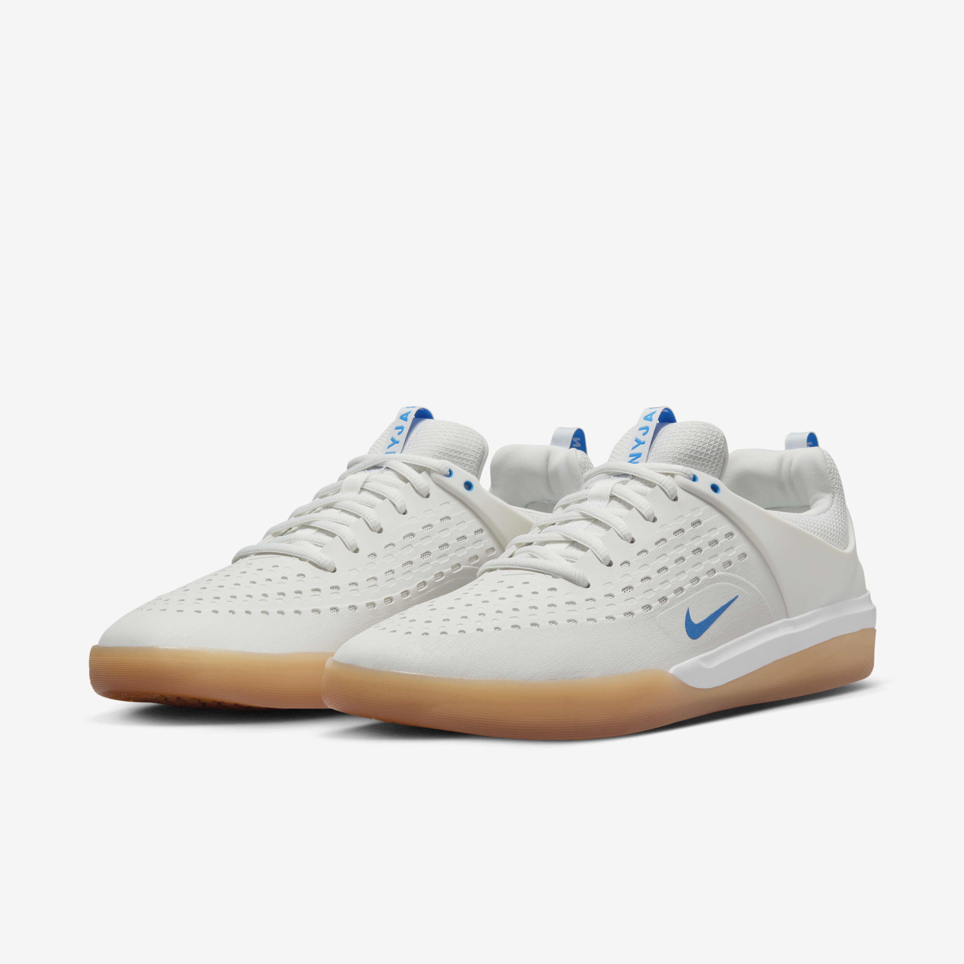 Buy Nike SB Zoom Nyjah 3 Skate Shoes Summit White Summit White White Photo Blue Nike Kuwait Official