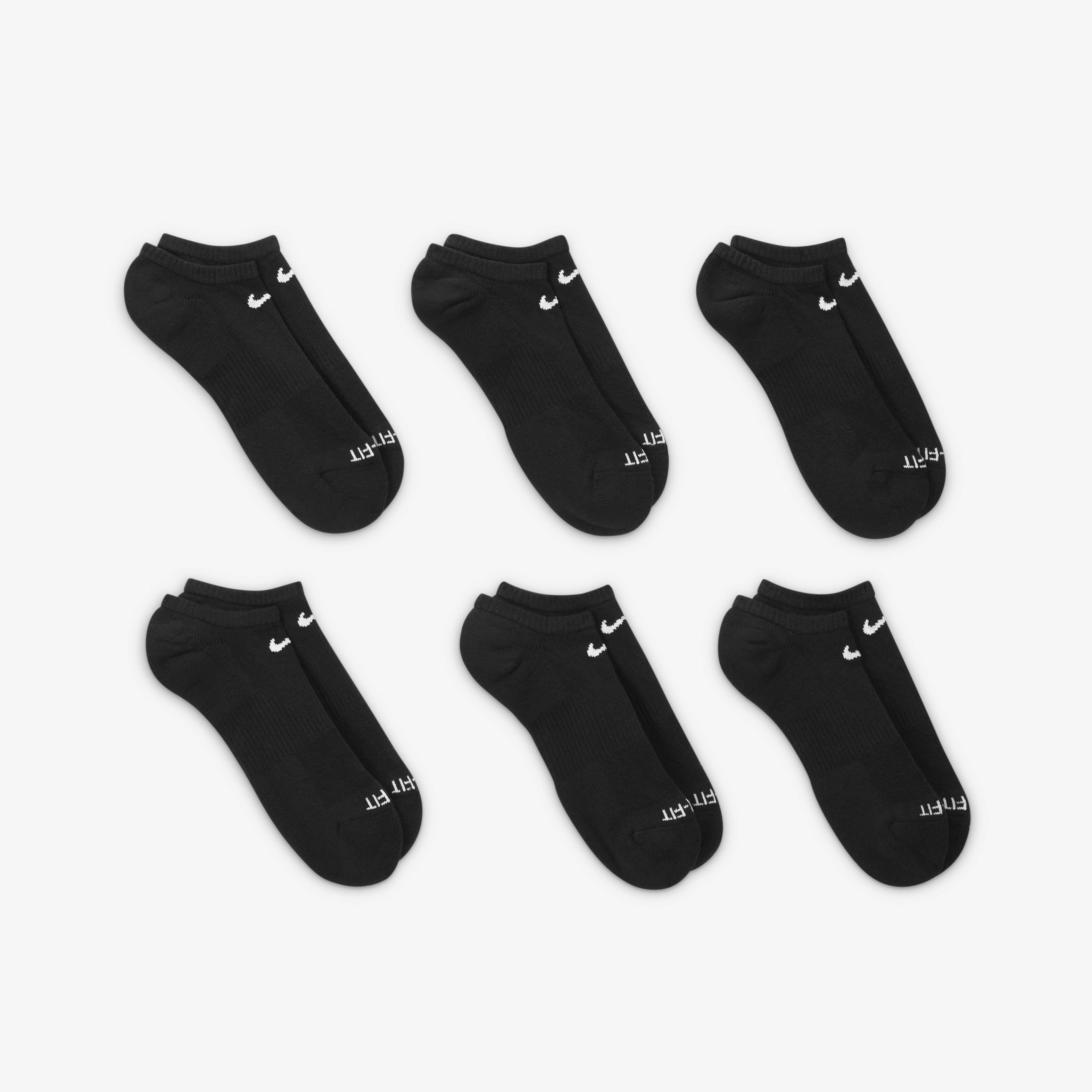 Buy Nike Everyday Plus Cushioned Training No Show Socks 6 Pairs Nike Kuwait Official