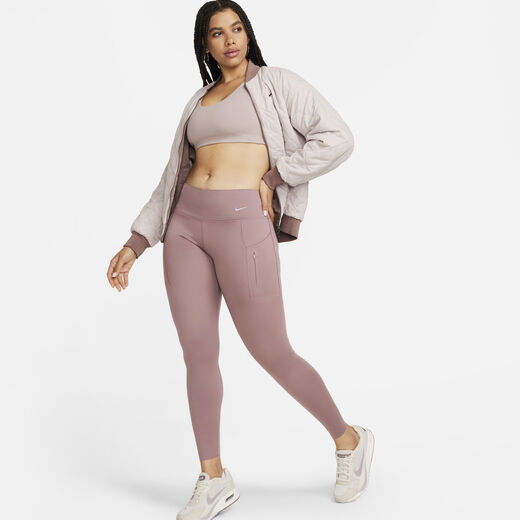 Leggings-Nike, Nike Go, Women's Mid-Rise Full-Length Leggings with Pockets