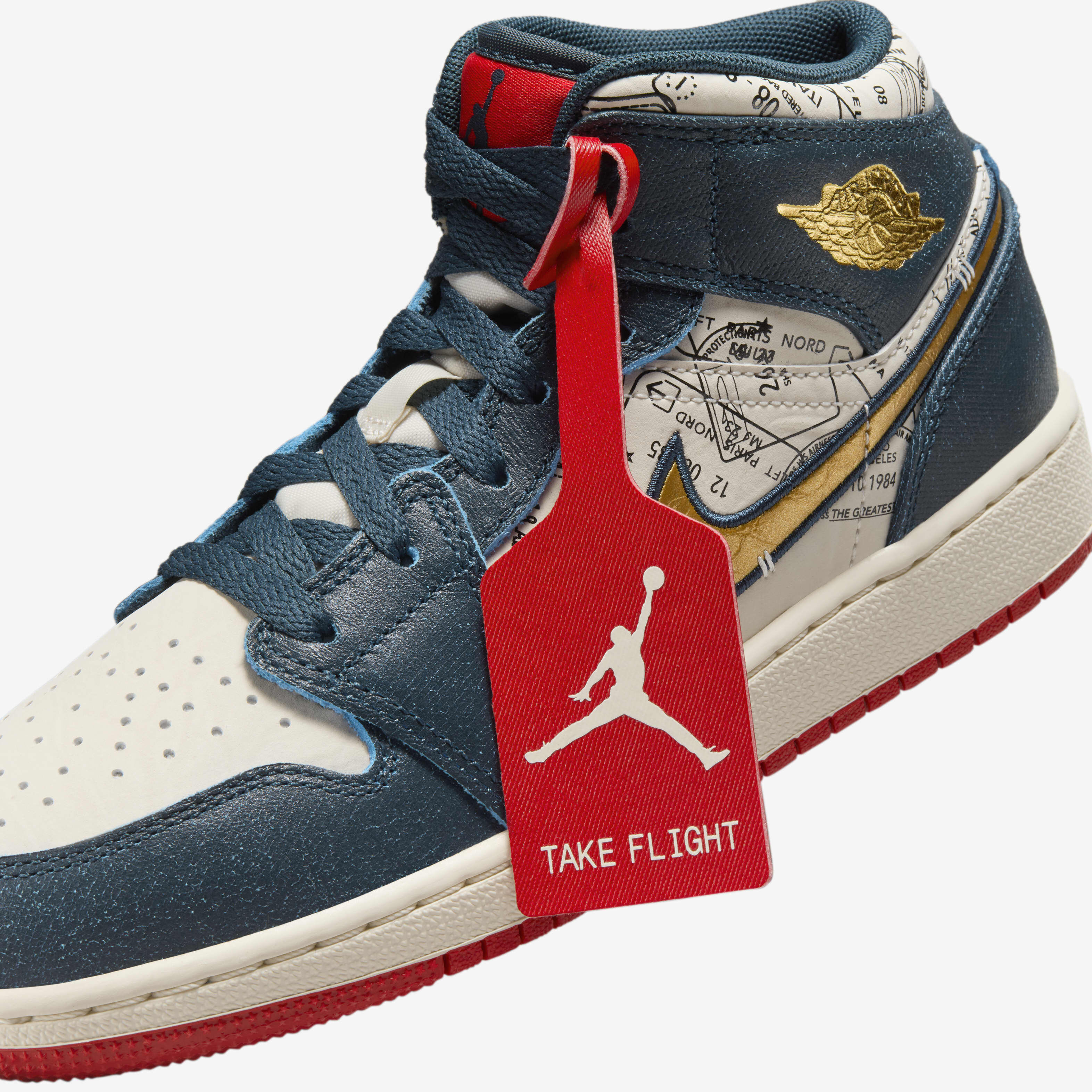 Jordan 1 mid fly cheap