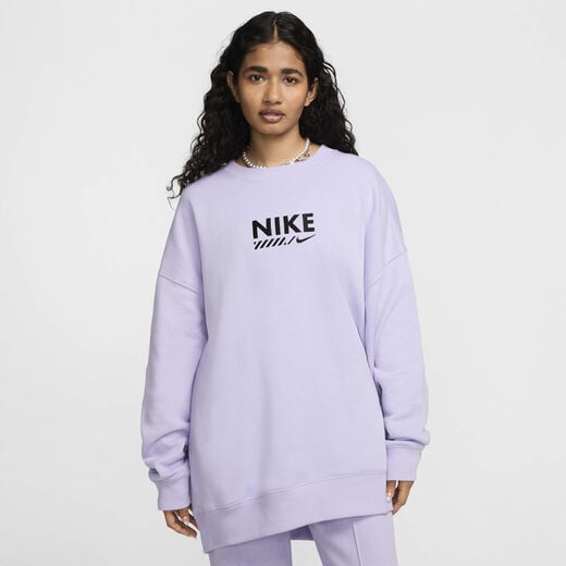 Women's Hoodies & Sweatshirts Sale-Nike, Nike Sportswear, Women's Oversized Fleece Crew-Neck Sweatshirt