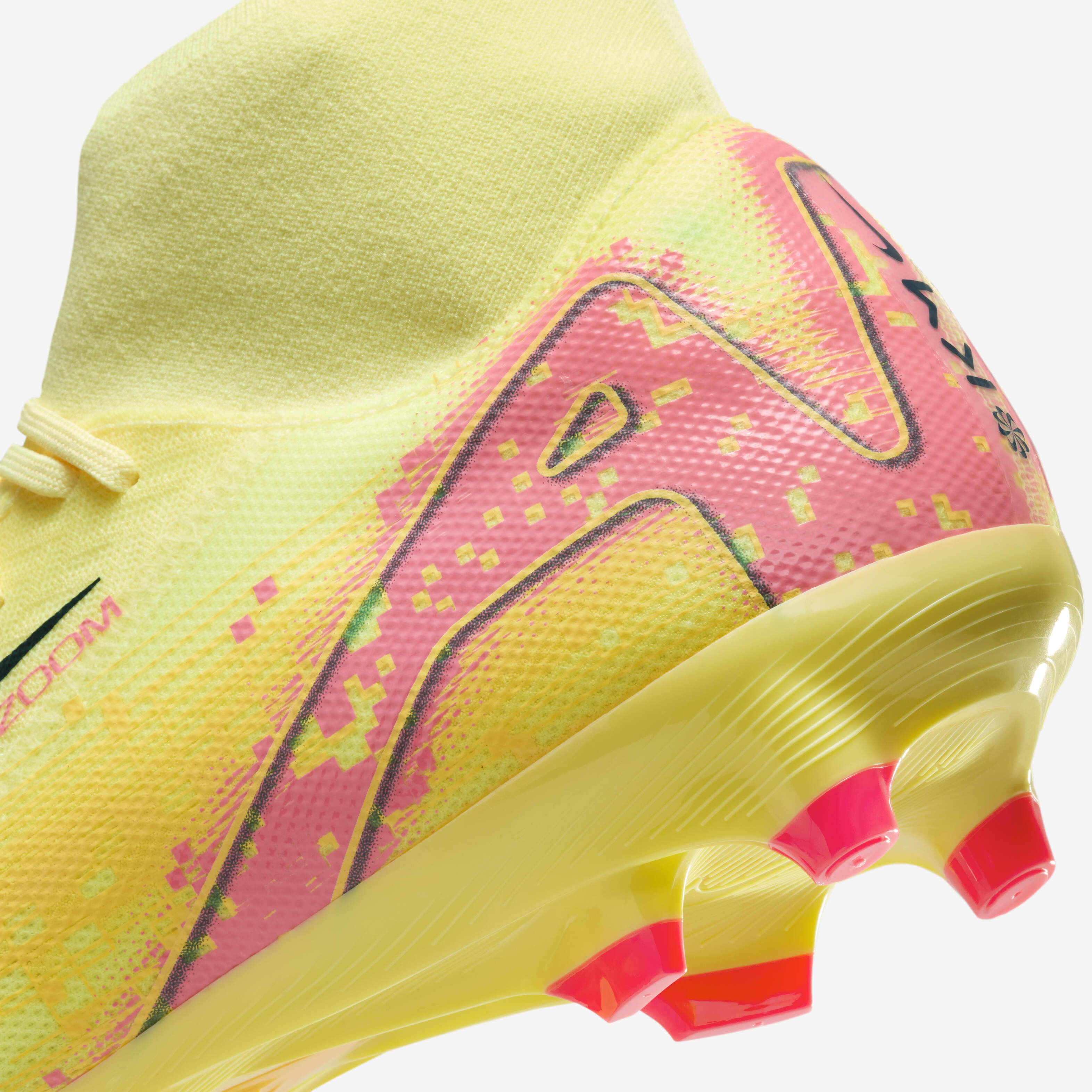Nike mercurial superfly yellow pink hot sale