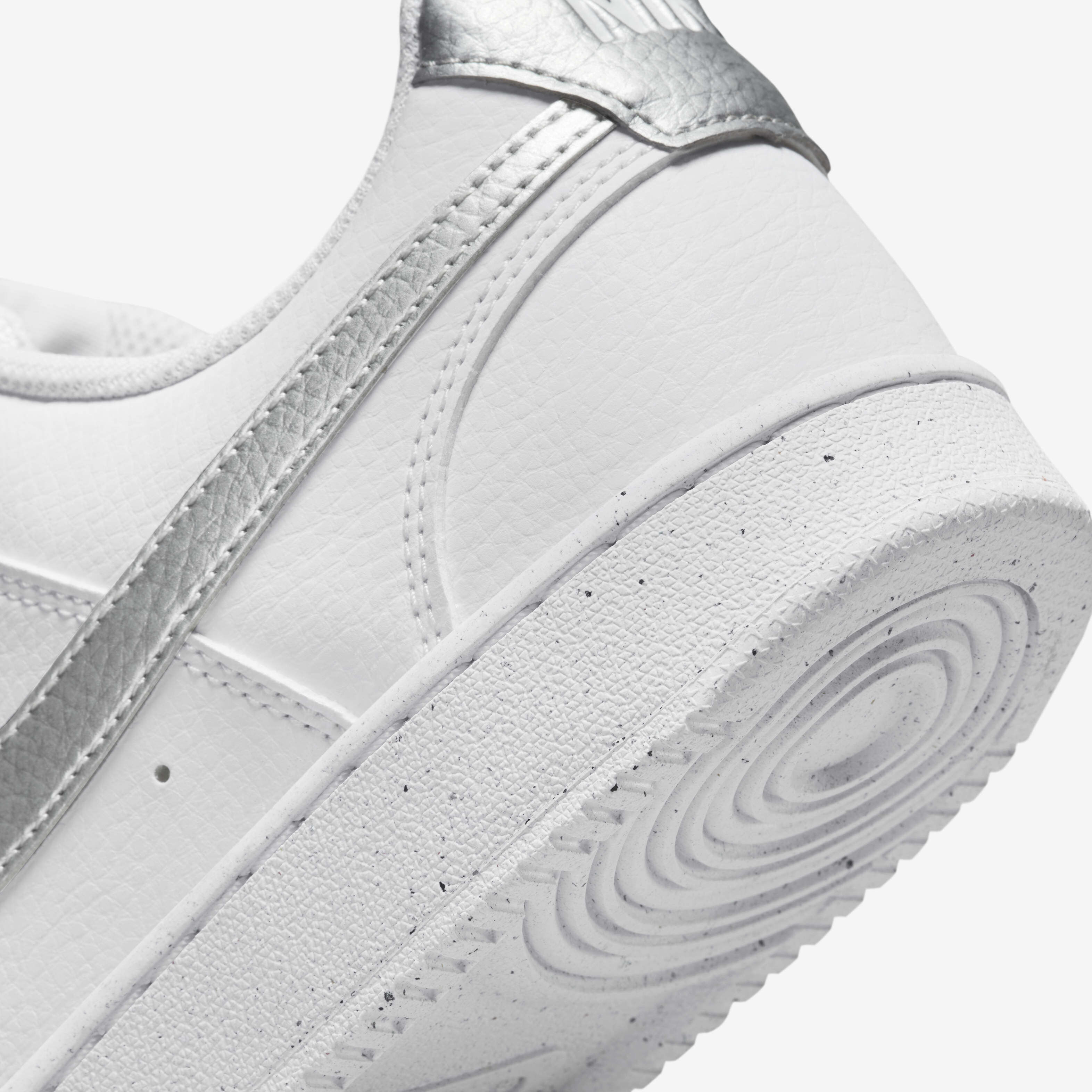 Buy Nike Court Vision Low Next Nature Women's Shoes - White/White/Metallic  Silver | Nike Kuwait Official