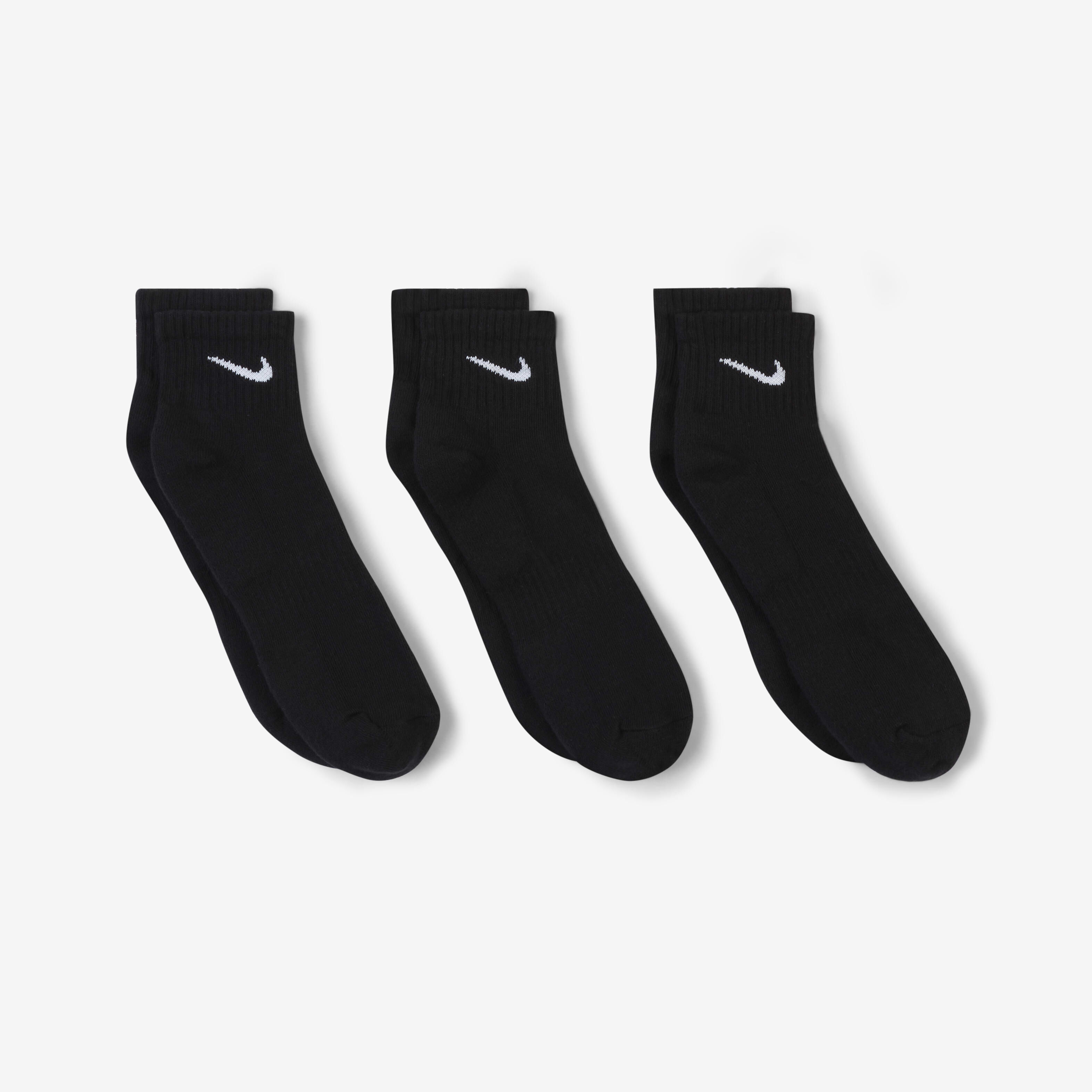 Buy Nike Everyday Cushioned Training Ankle Socks 3 Pairs Nike Kuwait Official