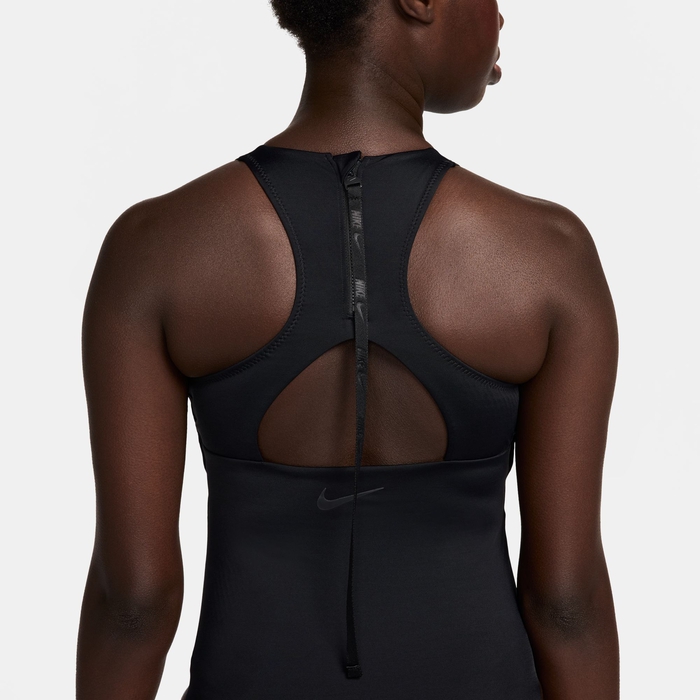Buy Nike Swim Hydralock Fusion Women s Racerback One Piece Swimsuit Black Black Nike Kuwait Official