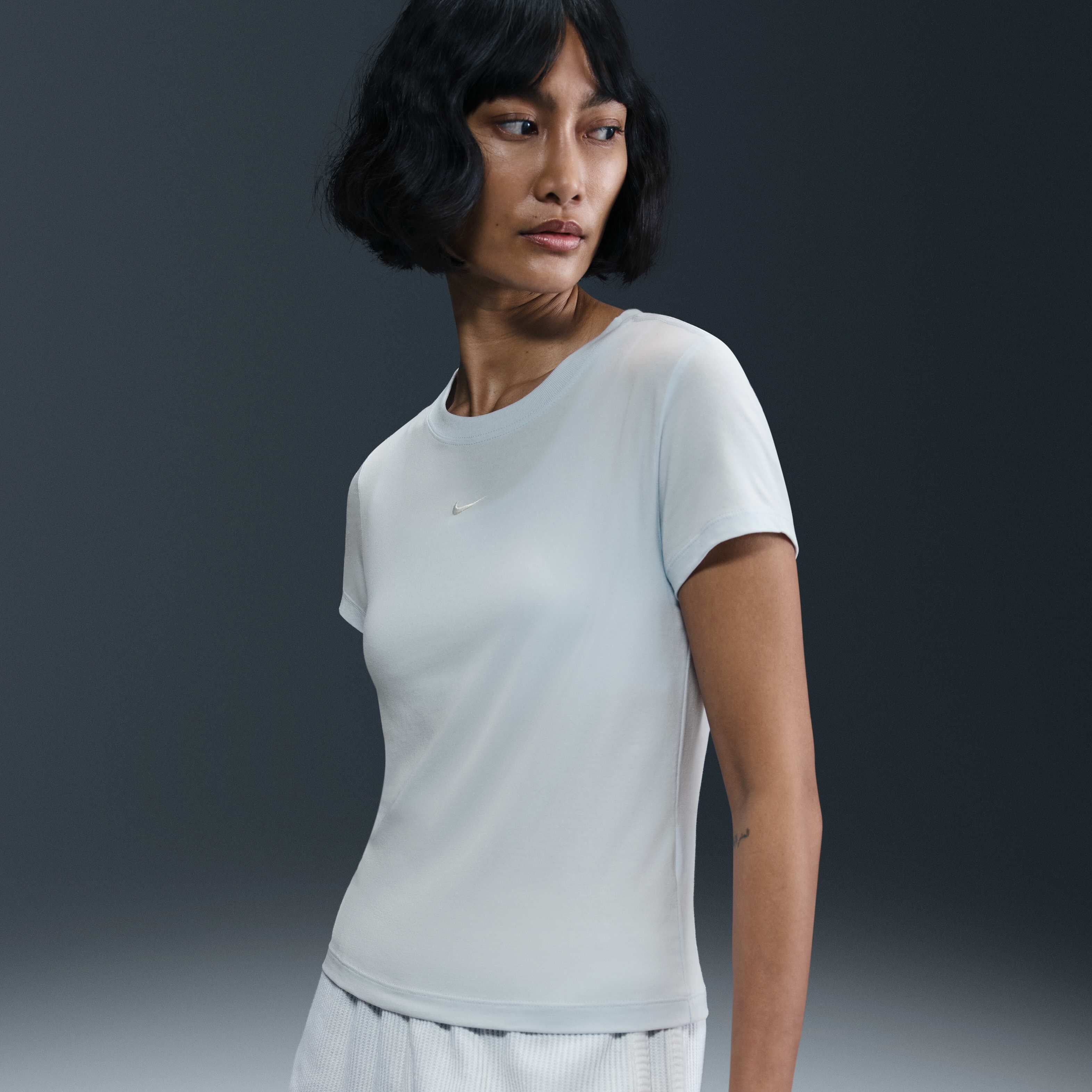★ Nike★ Sportswear Chill Knit T-shirt W Blue Tint Sale FV Nike Women's Sportswear Chill Knit T-Shirt | Academy