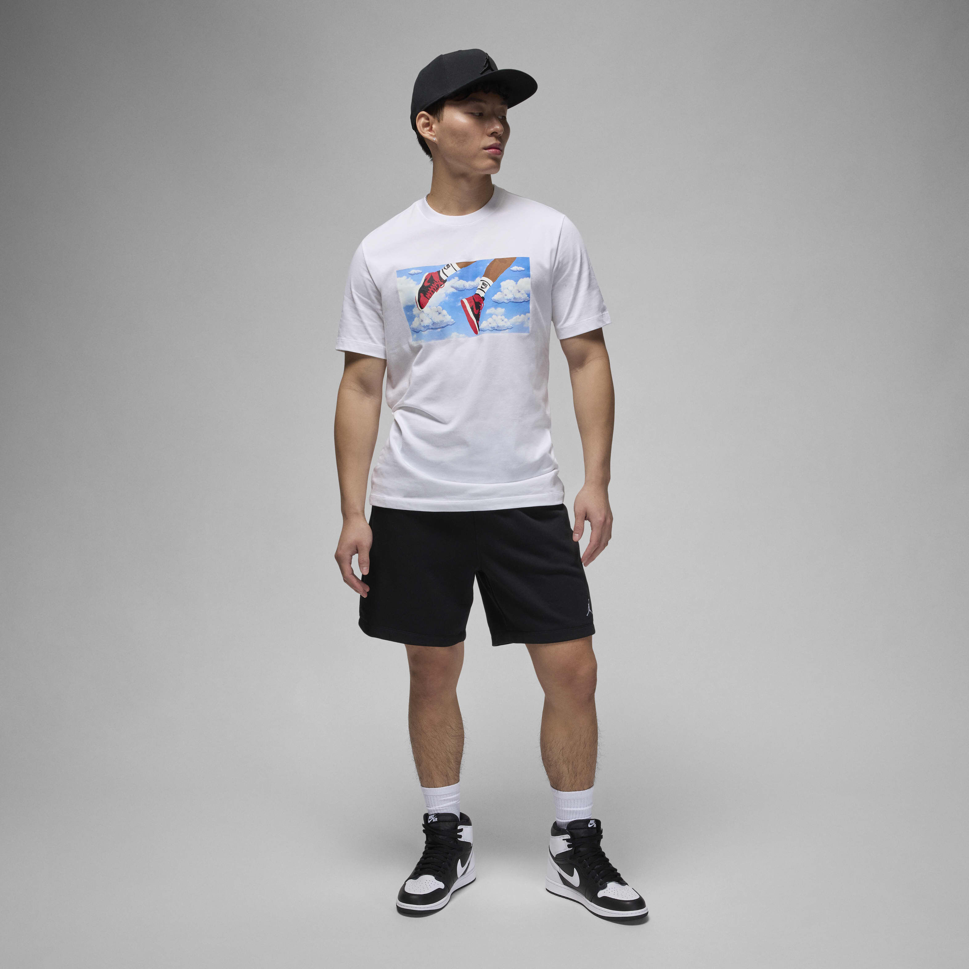 Buy Jordan Flight Essentials Men's T-Shirt - White/Black