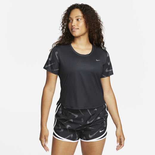T-Shirts & Tops-Nike, Nike Dri-FIT Swoosh, Women's Short-Sleeve Printed Running Top